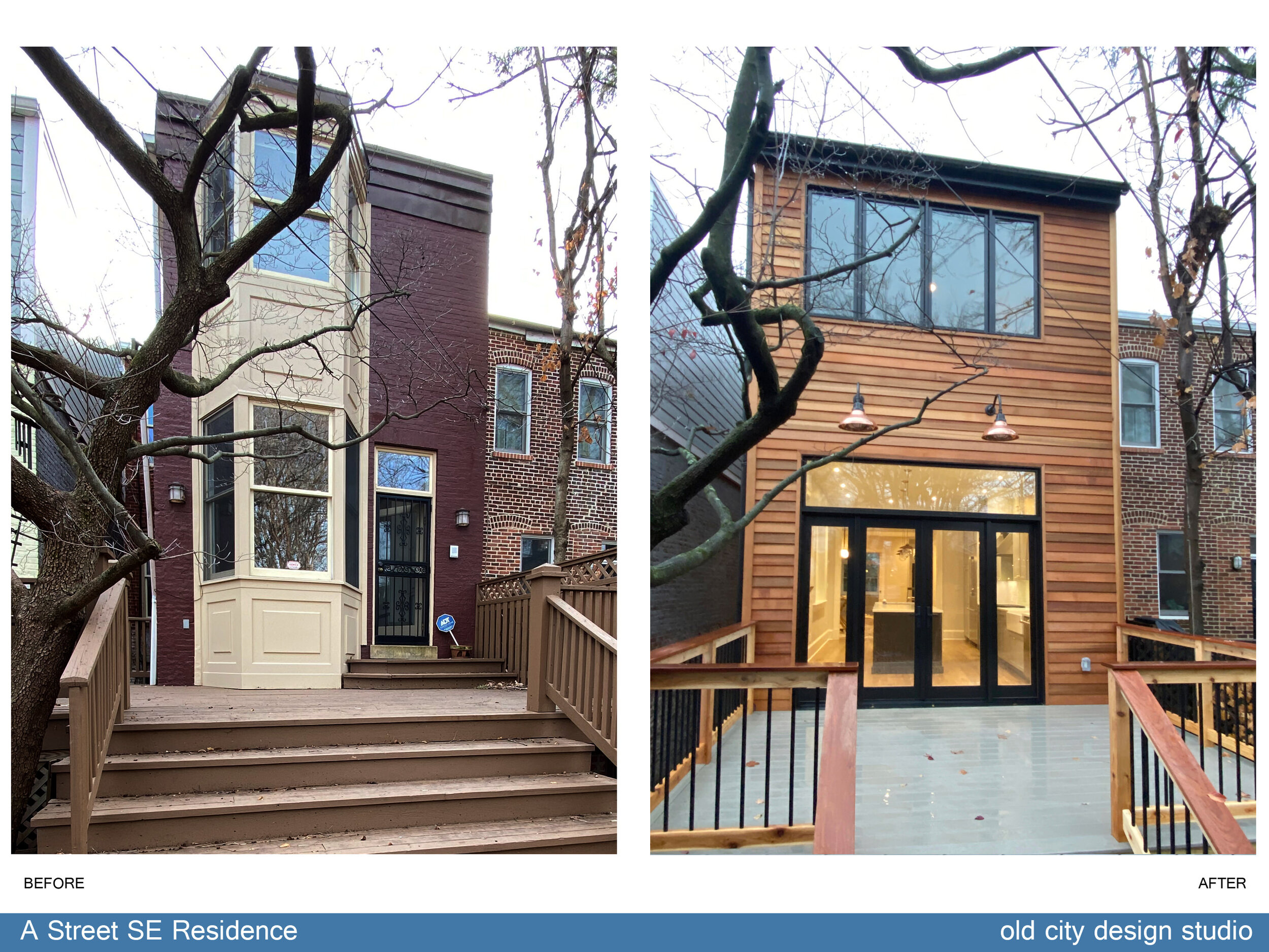 This will likely be the smallest addition that old city design studio will ever design. Due to zoning restrictions, a by-right addition could only extend 26” past the existing rear wall. But that gave us just what we needed to develop a plan with