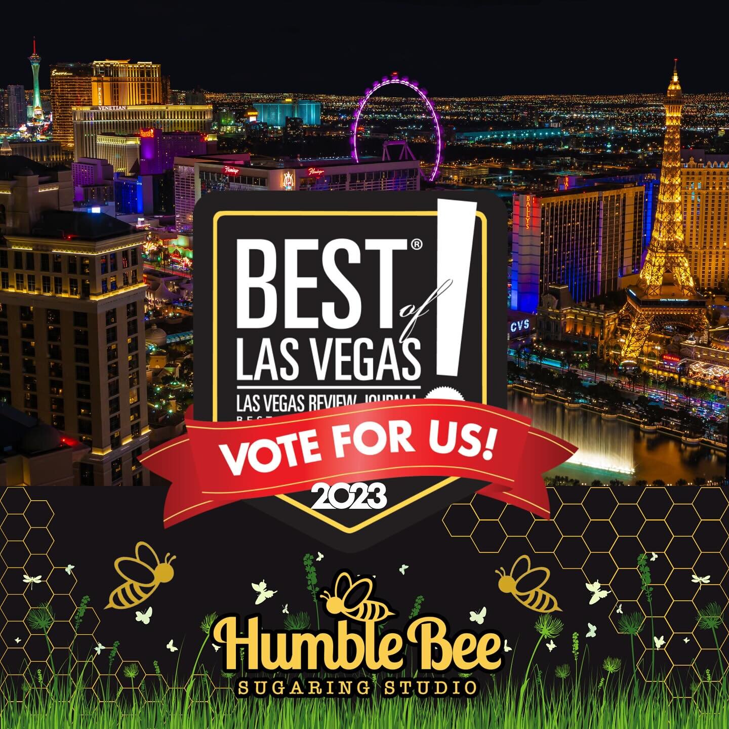 Last year, you voted us into being awarded Best of Las Vegas Gold Winner 🥇 and we will forever be grateful&nbsp;💛&nbsp;

Please help our Hive get this honor once more! 🐝

Voting ends on Thursday and you can vote once a day if you are able to 😊 &n