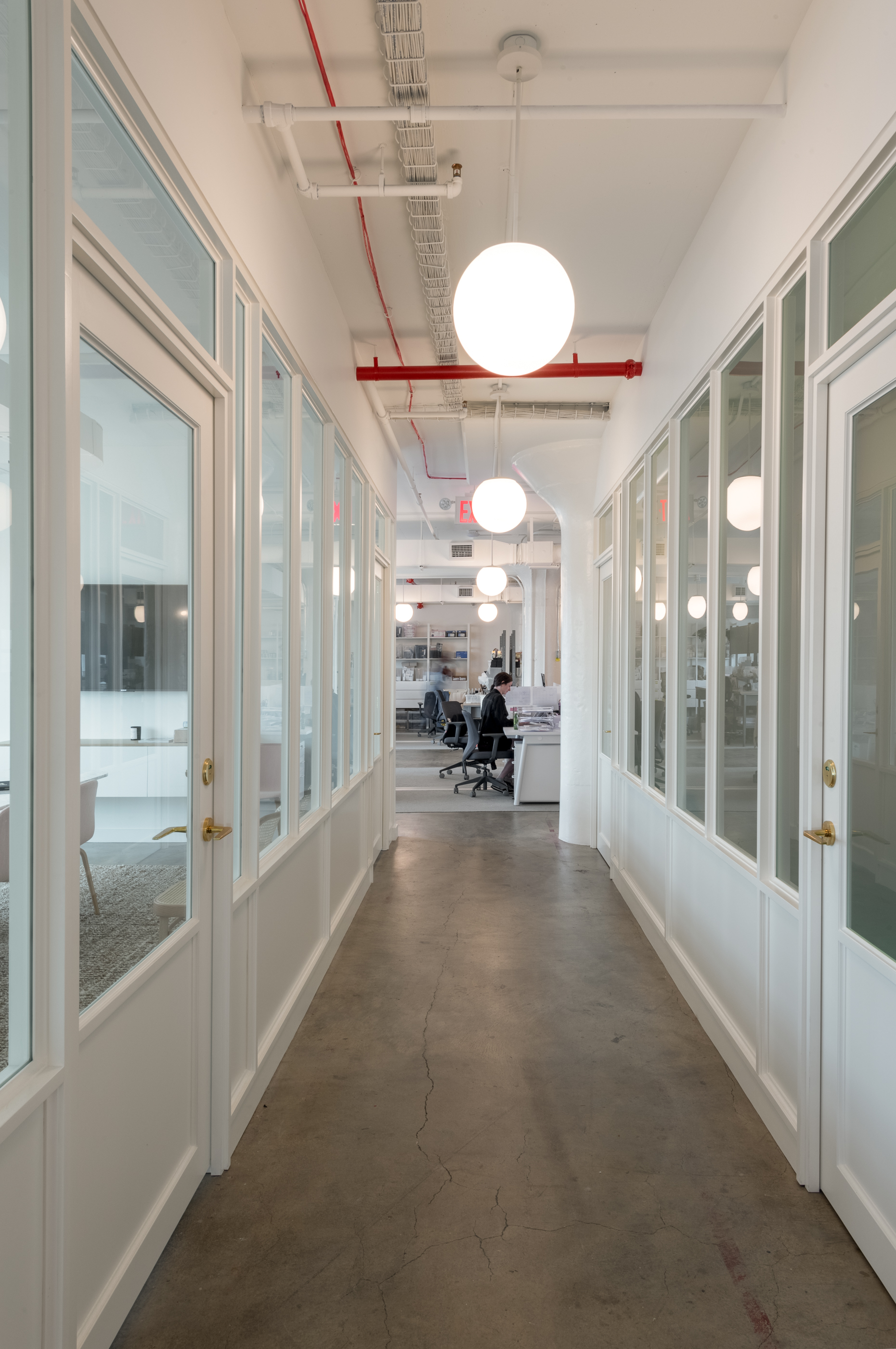 Corridor to Conference and Break Rooms