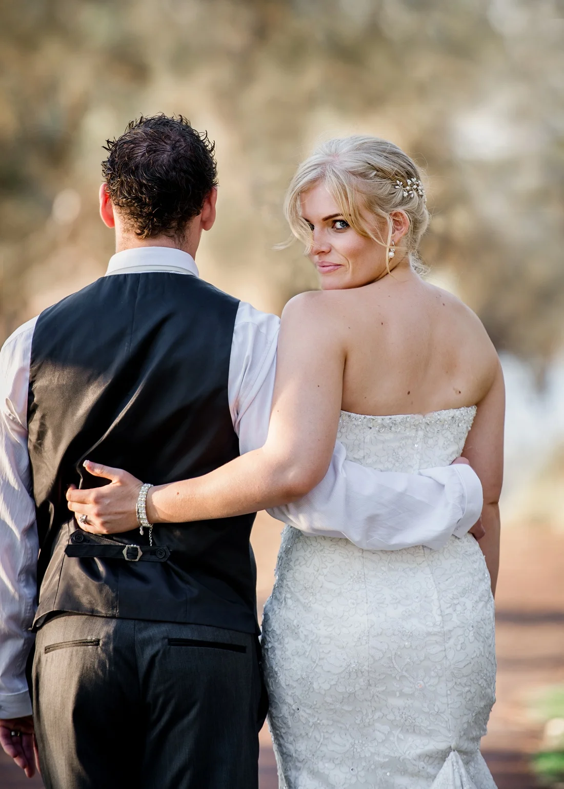 Bride and Groom Ascot Quays