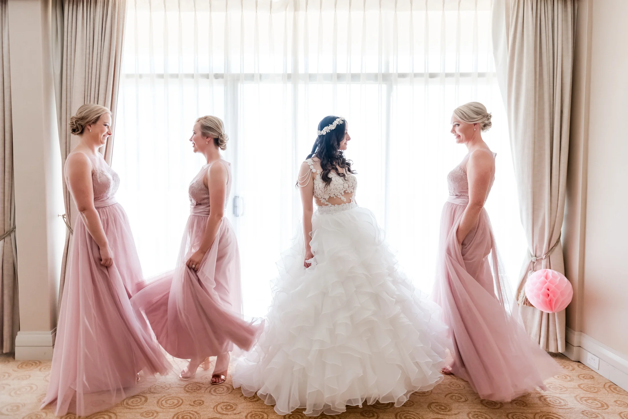 Bride and Bridesmaids Perth Wedding