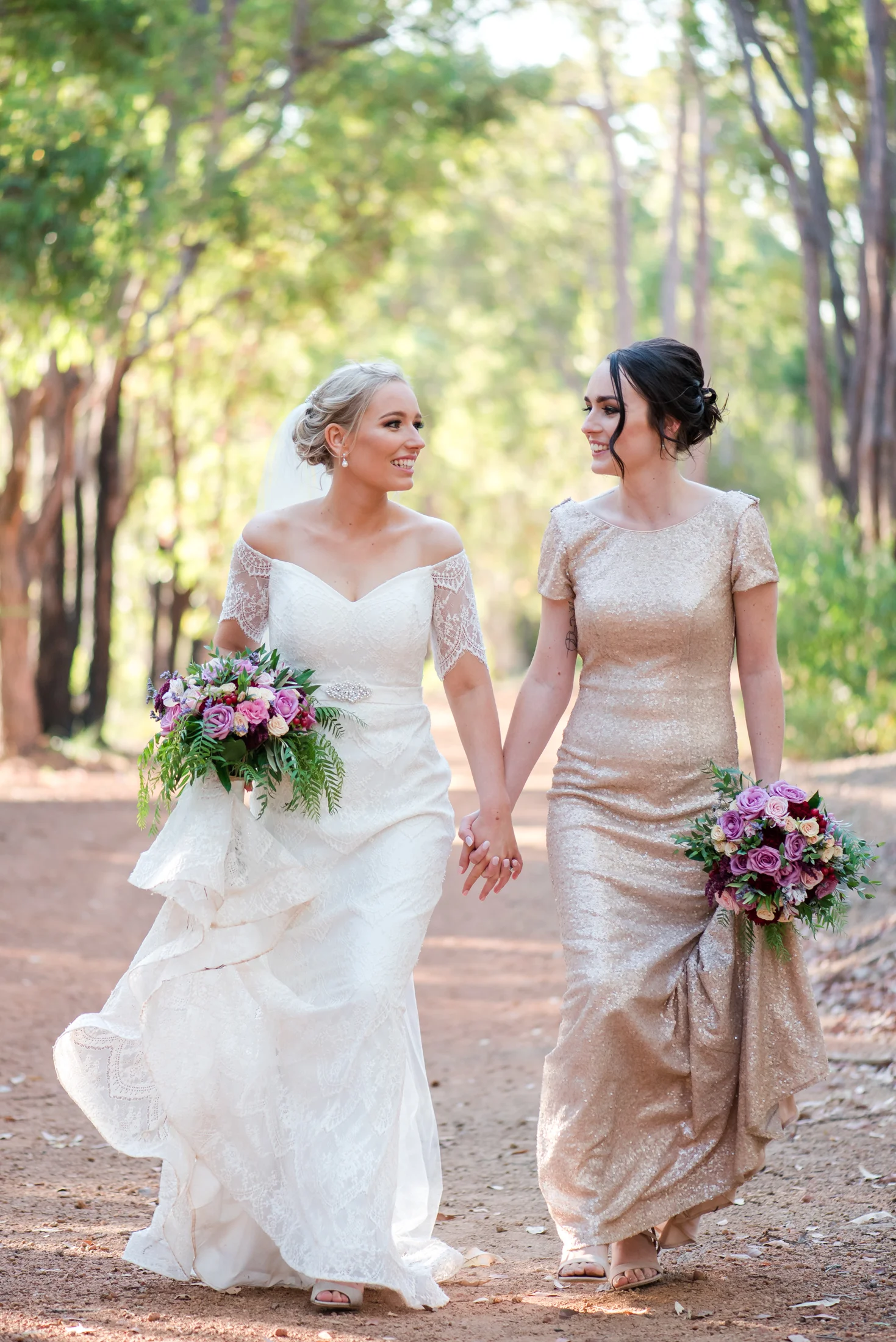 Bride & Bridesmaid Araluen Golf Resort