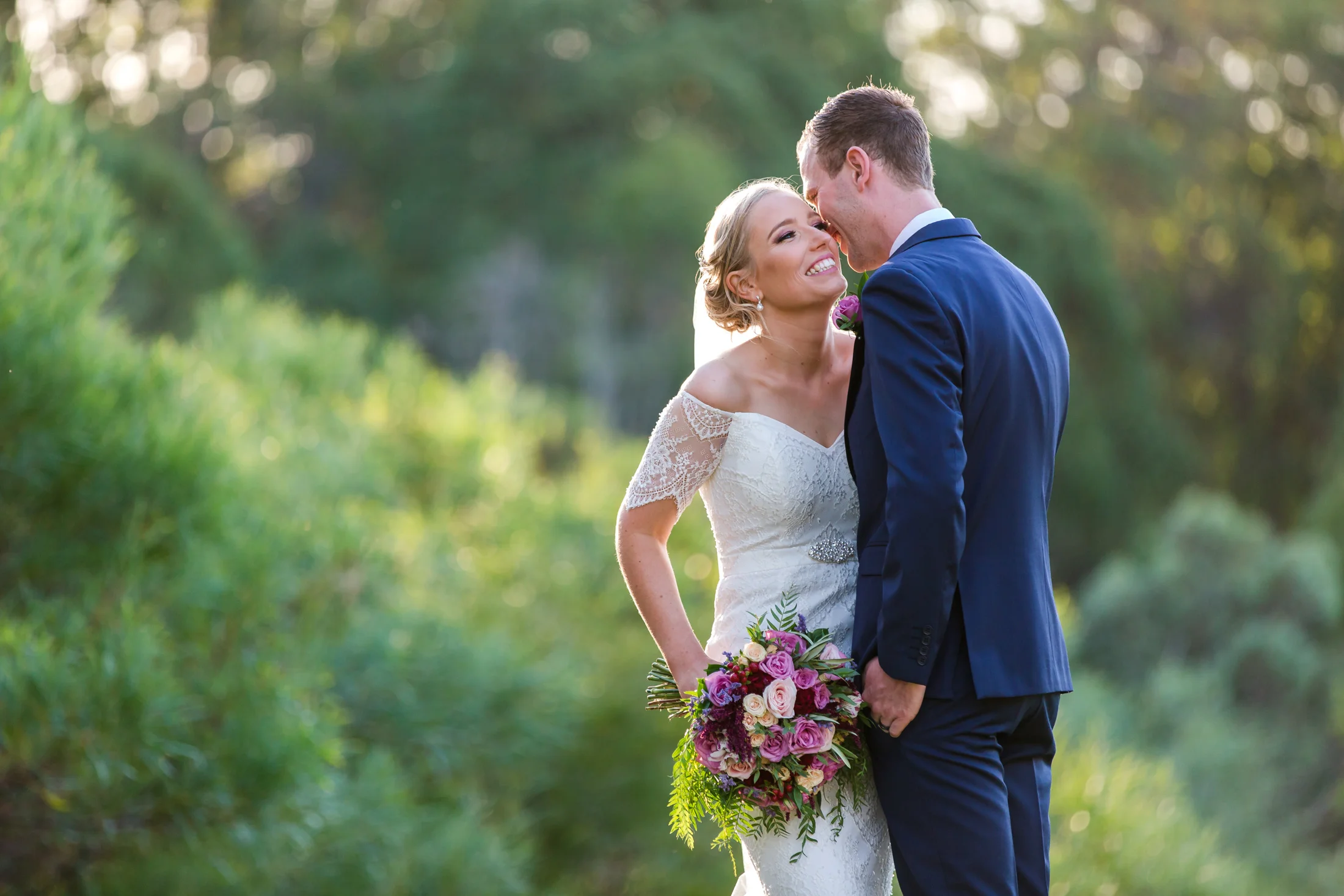 Bride and Groom Araluen Golf Resort