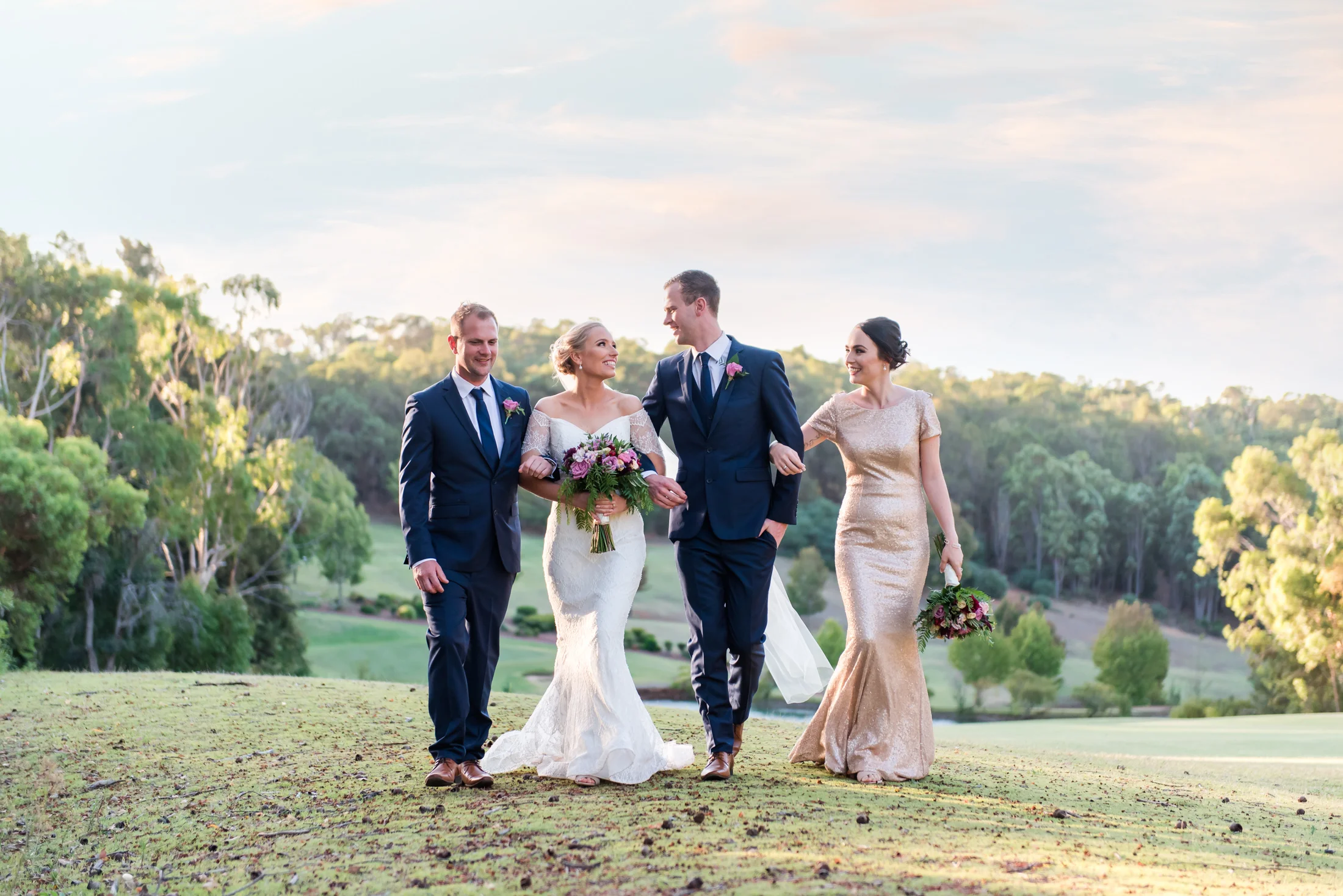 Bridal Party at Araluen Golf Resort