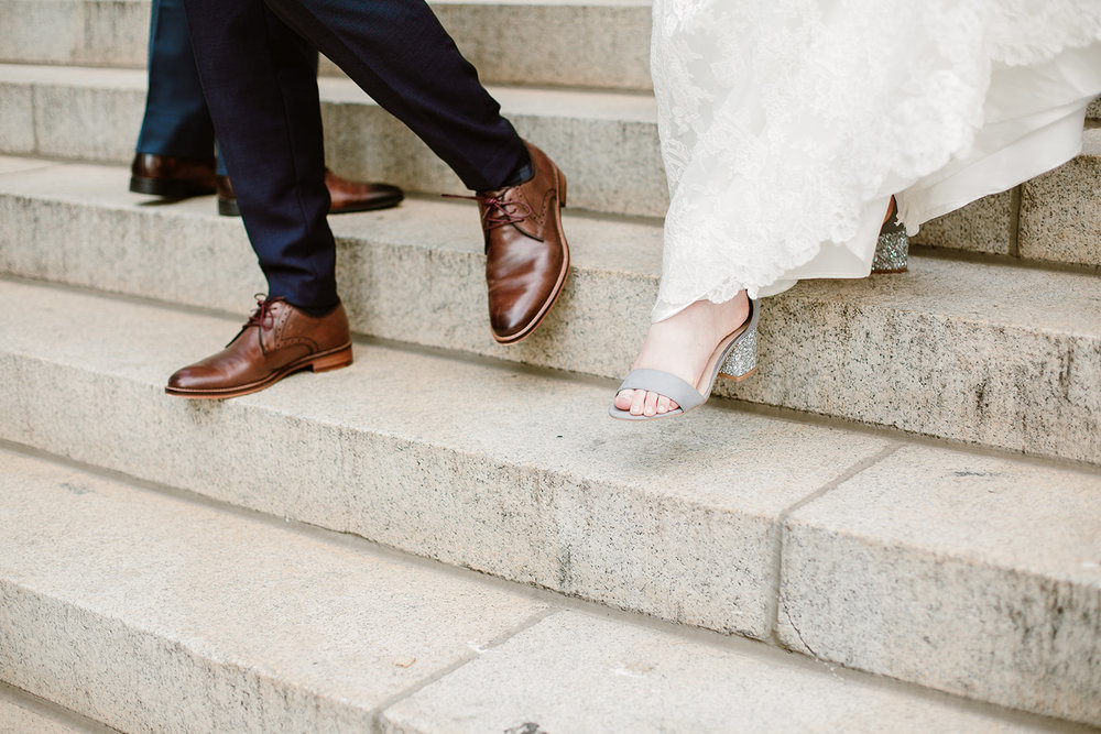  Wedding ceremony at Holy Rosary Church, Washington D.C. Irish wedding with green and gold accents. Sarah Mattozzi Photography. 