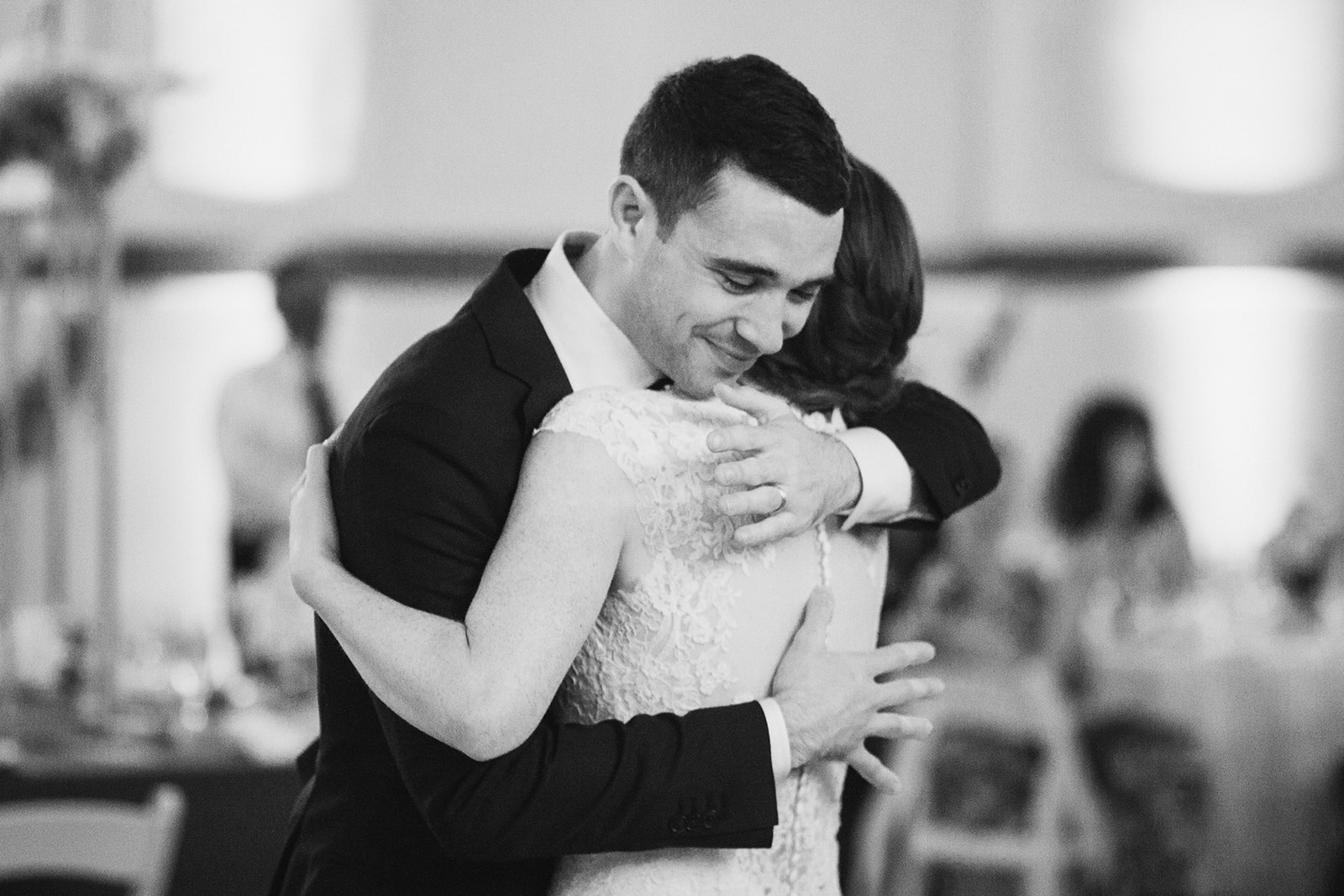  Wedding reception at Eastern Market in Washington D.C. Irish wedding with green and gold accents. Sarah Mattozzi Photography. 