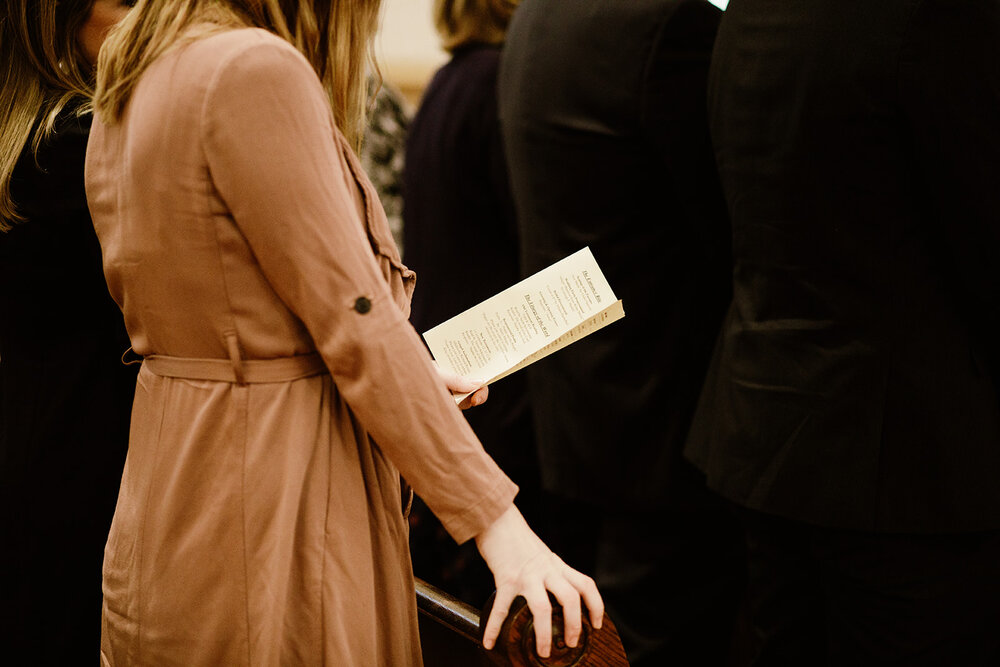  Wedding ceremony at St. Patrick’s Church in Church Hill, Richmond, VA. 