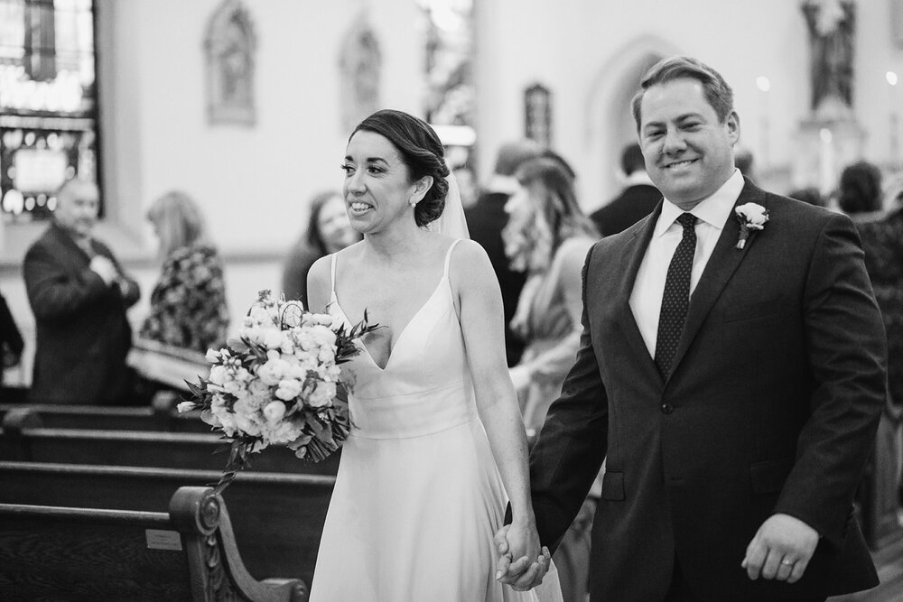  Wedding ceremony at St. Patrick’s Church in Church Hill, Richmond, VA. 