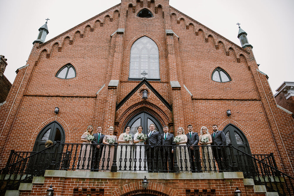  Wedding ceremony at St. Patrick’s Church in Church Hill, Richmond, VA. 