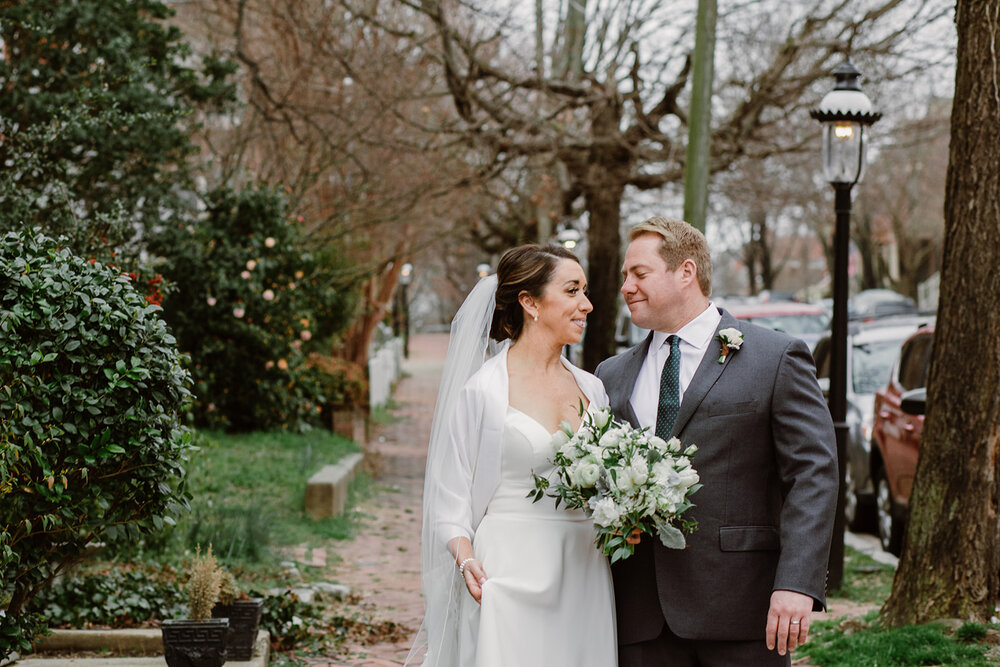  Wedding portraits in Church Hill, Richmond, VA. 