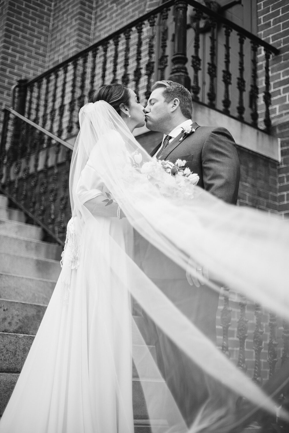  Wedding portraits in Church Hill, Richmond, VA. 