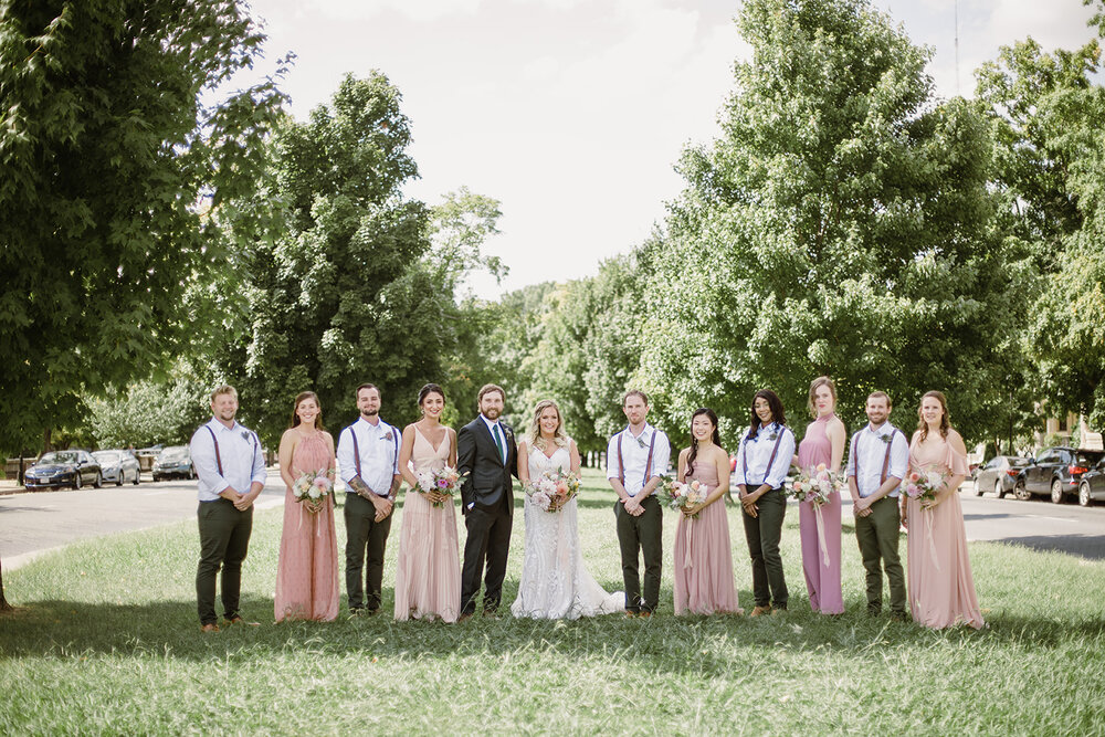  Wedding day portraits in The Fan, Richmond, VA. 