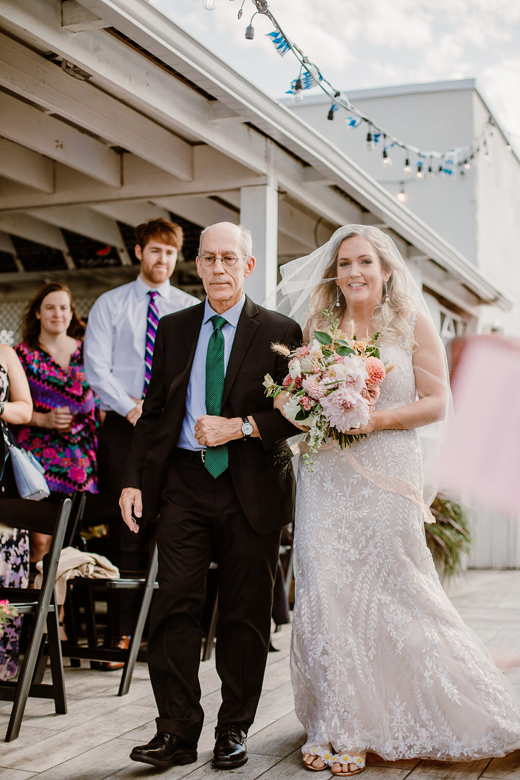  Modern rooftop wedding at The Hofheimer Building, Richmond, VA 