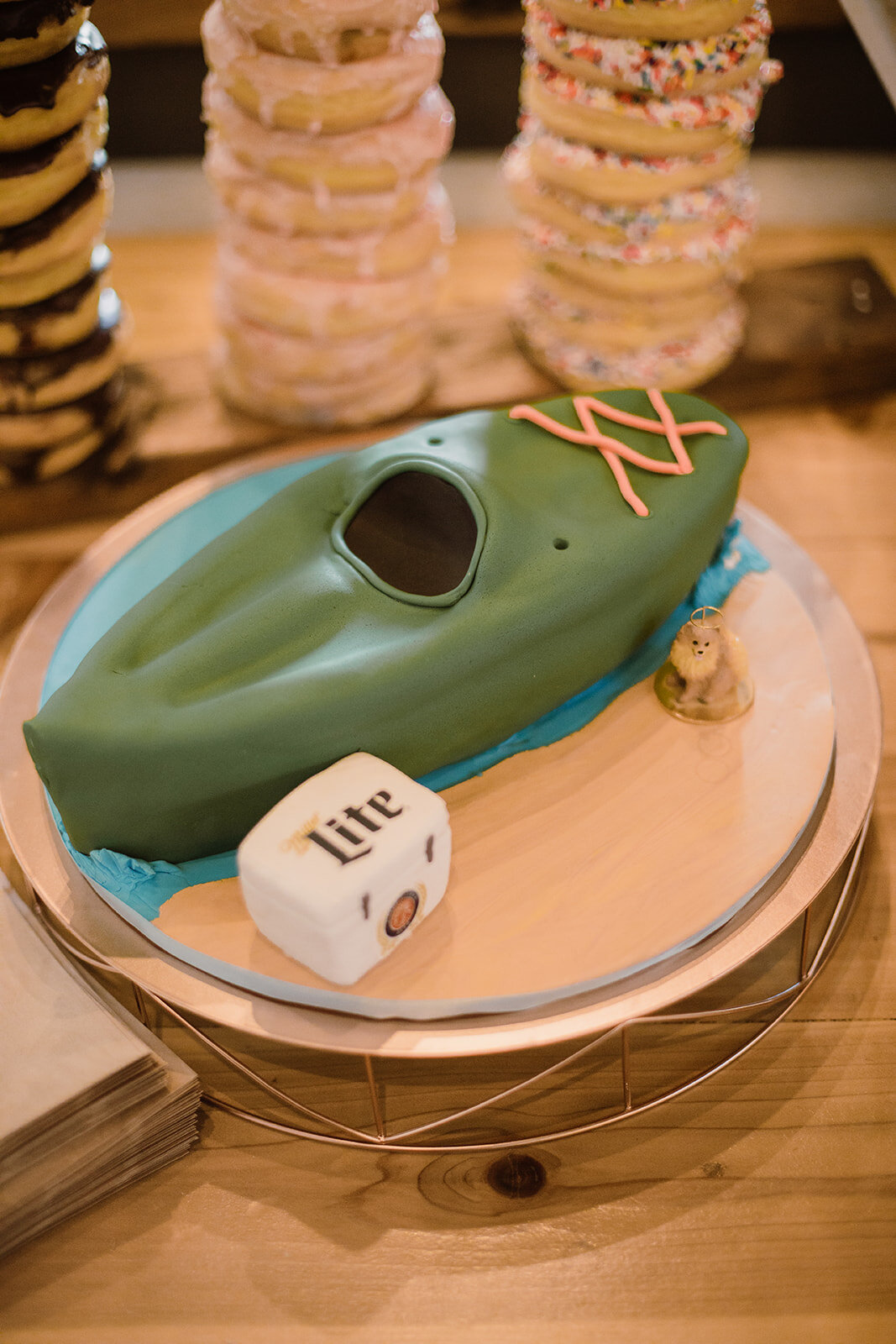  Cake by River City Sweets. Modern rooftop wedding at The Hofheimer Building, Richmond, VA 