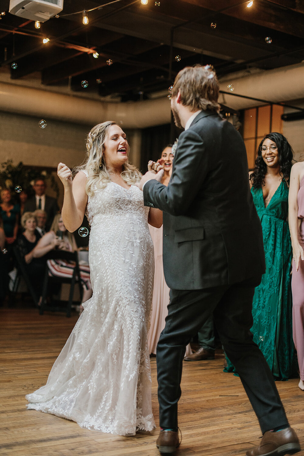  Modern rooftop wedding at The Hofheimer Building, Richmond, VA 