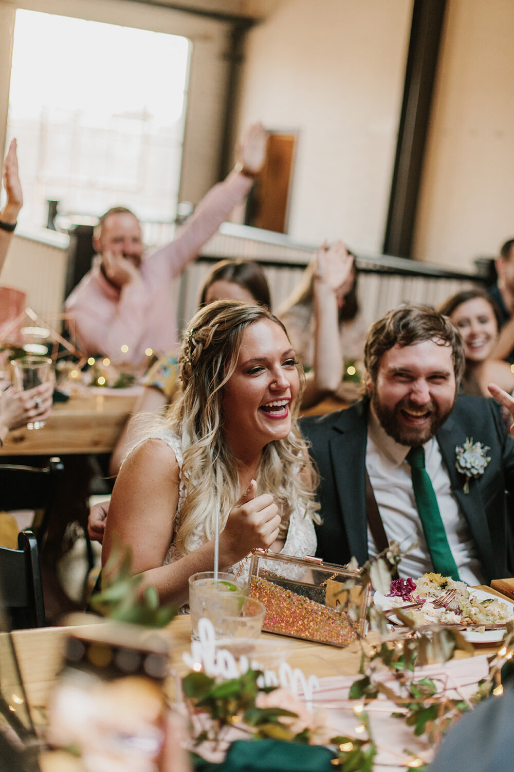  Modern rooftop wedding at The Hofheimer Building, Richmond, VA 