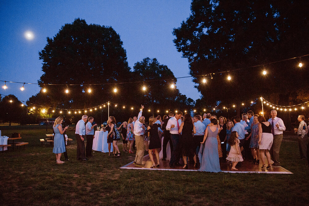  Bride and Groom Dancing | Sarah Mattozzi Photography | Ball Gown Wedding dress and Black Tux | Outdoor Classic Wedding at Third Church and Veritas School | Richmond Wedding Photographer 