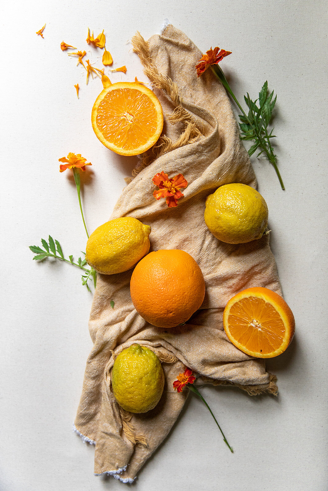  Citrus and marigolds | Be Mindful Skincare | Sarah Mattozzi Photography 