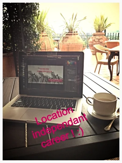 Working away under the Tuscan Sun