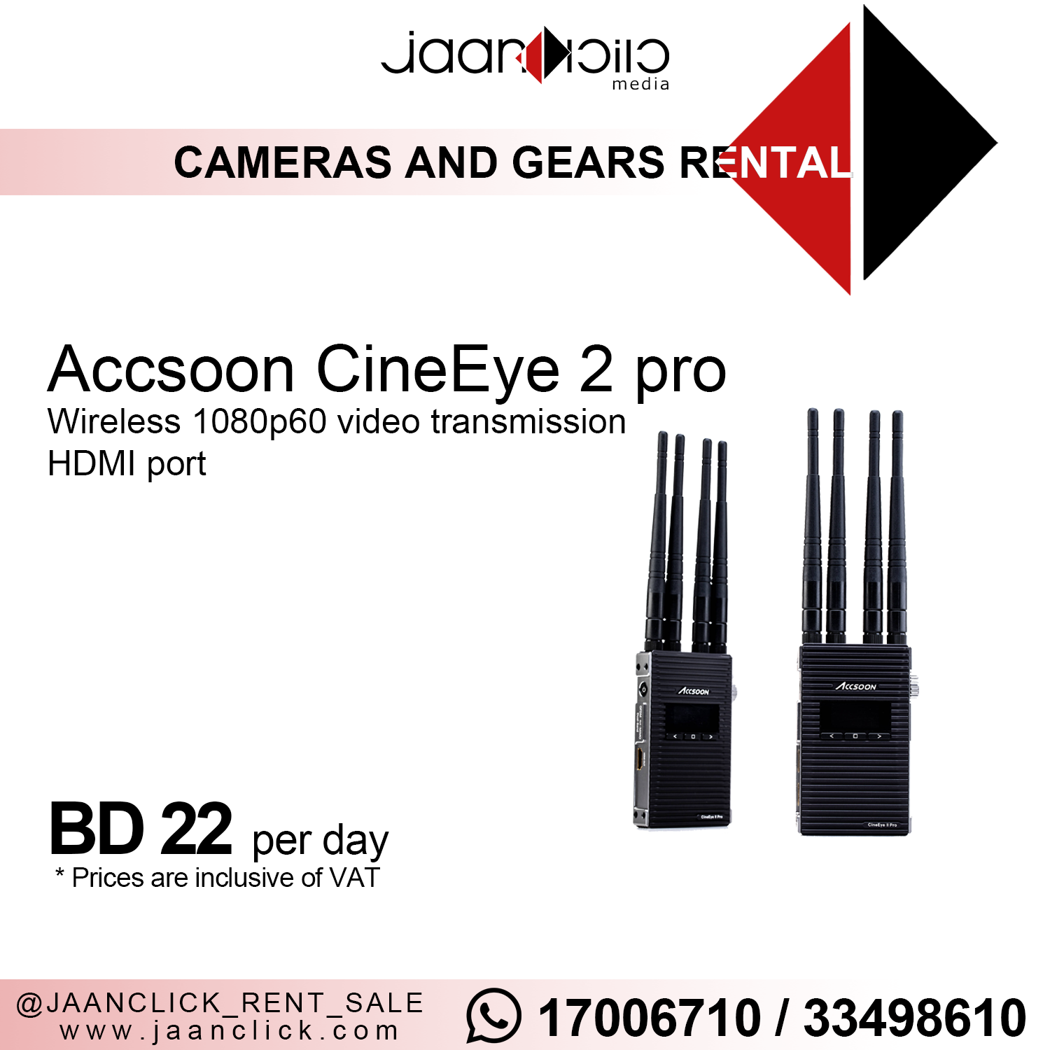 Accsoon CineEye 2 pro for rent
