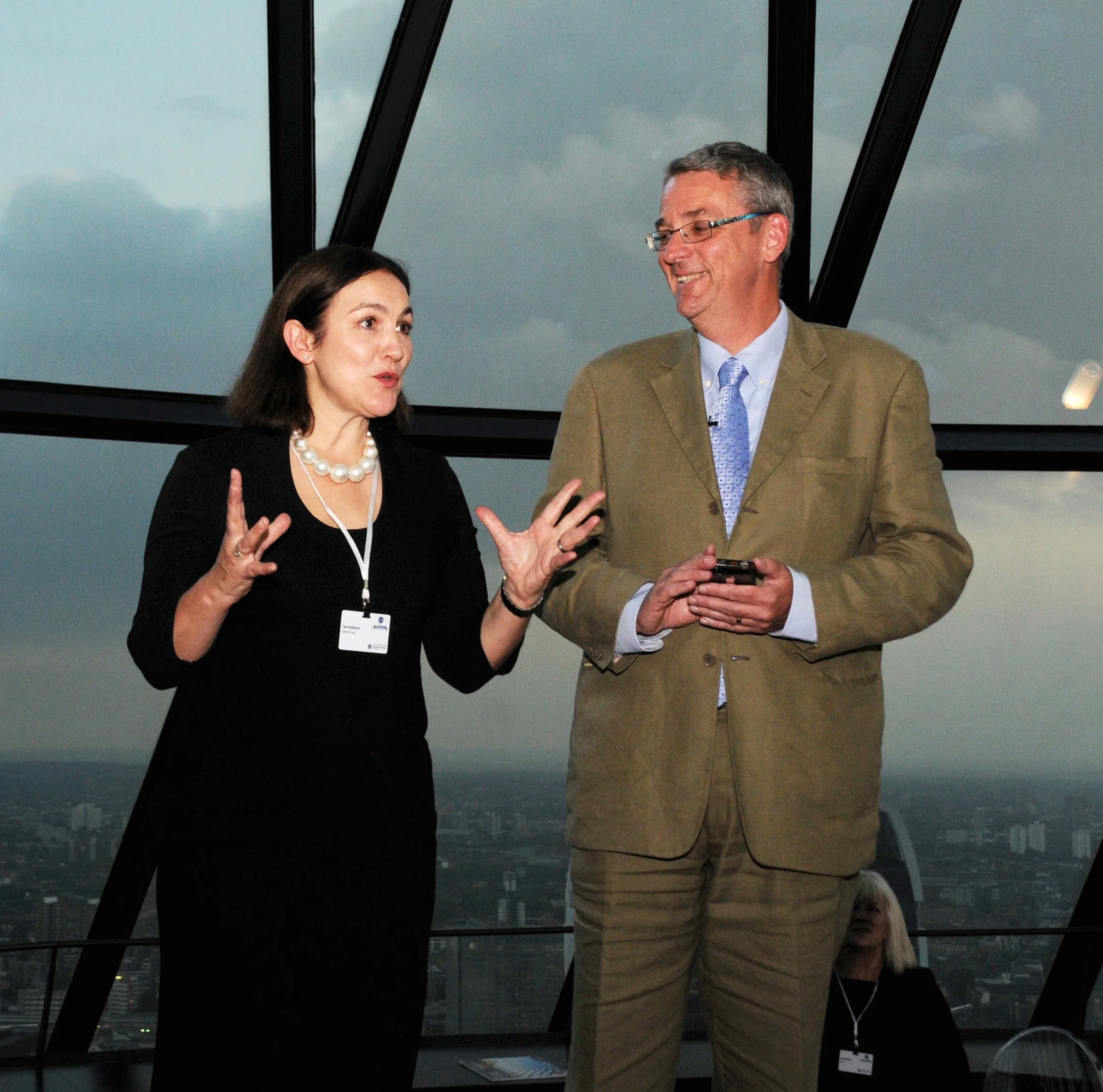 Event sponsor David Perry, FSB Insurance Services, Towergate, welcomes me to the stage Photo © Richard Johnson