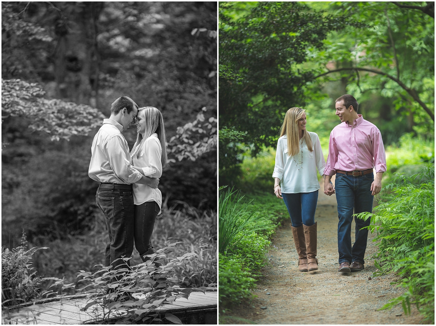 Coker Arboretum UNC Campus Chapel Hill North Carolina Engagement Photographer-0001.jpg