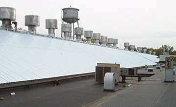 New metal roof after it was replaced. Metal Roof Contractor. 