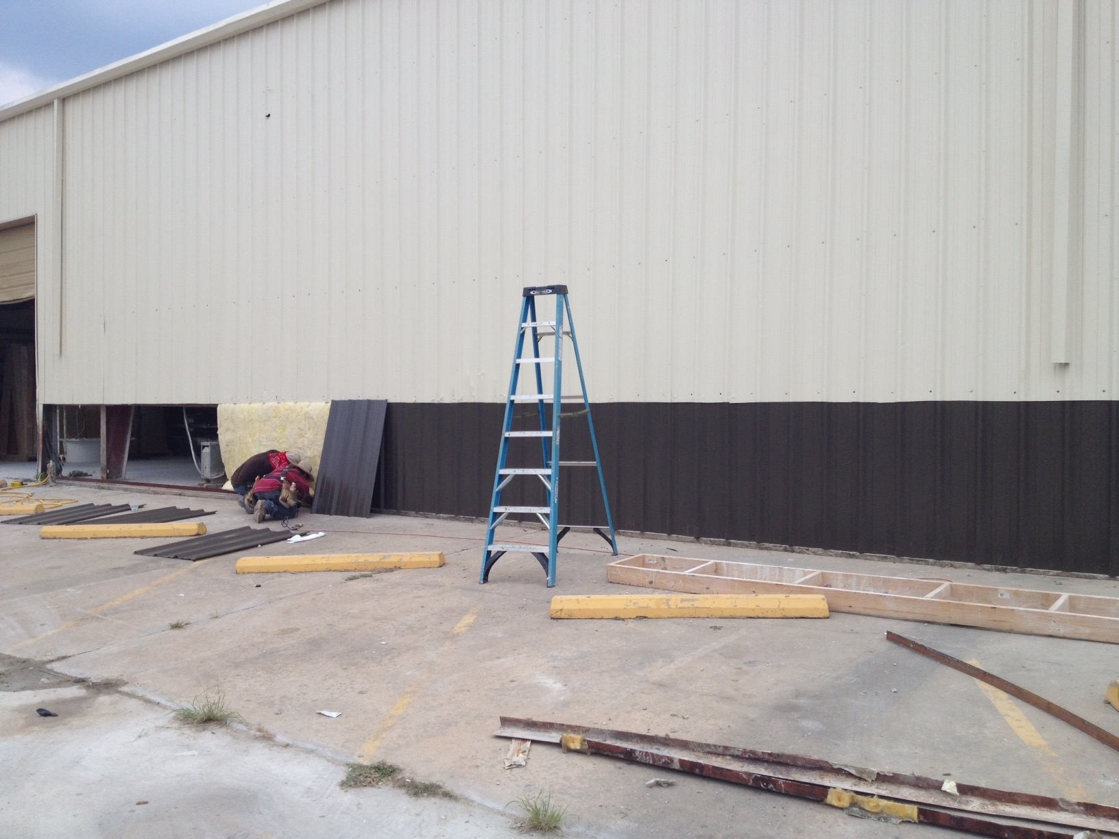 Lower wall panel replacement