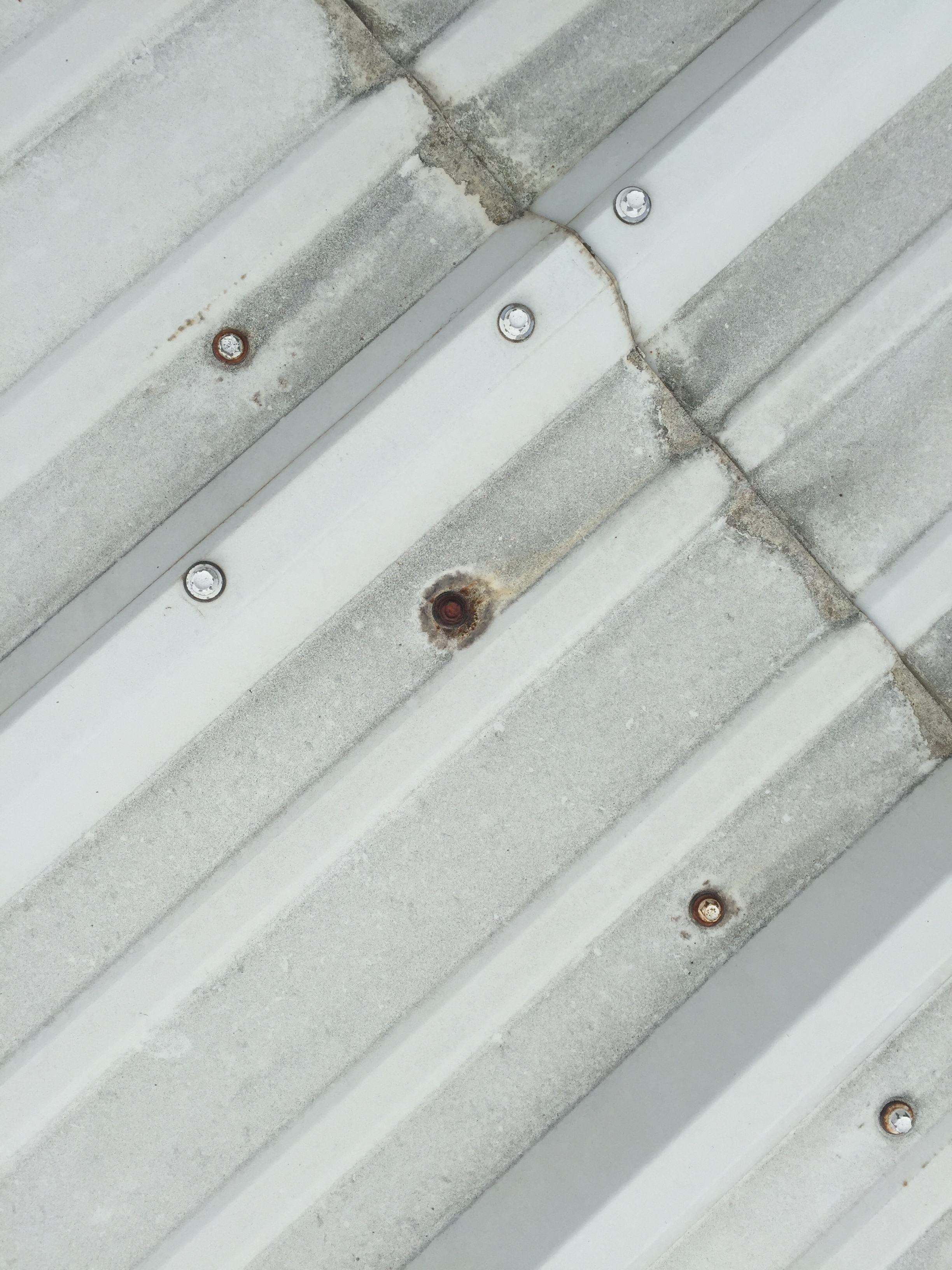 rusted bole barn screws