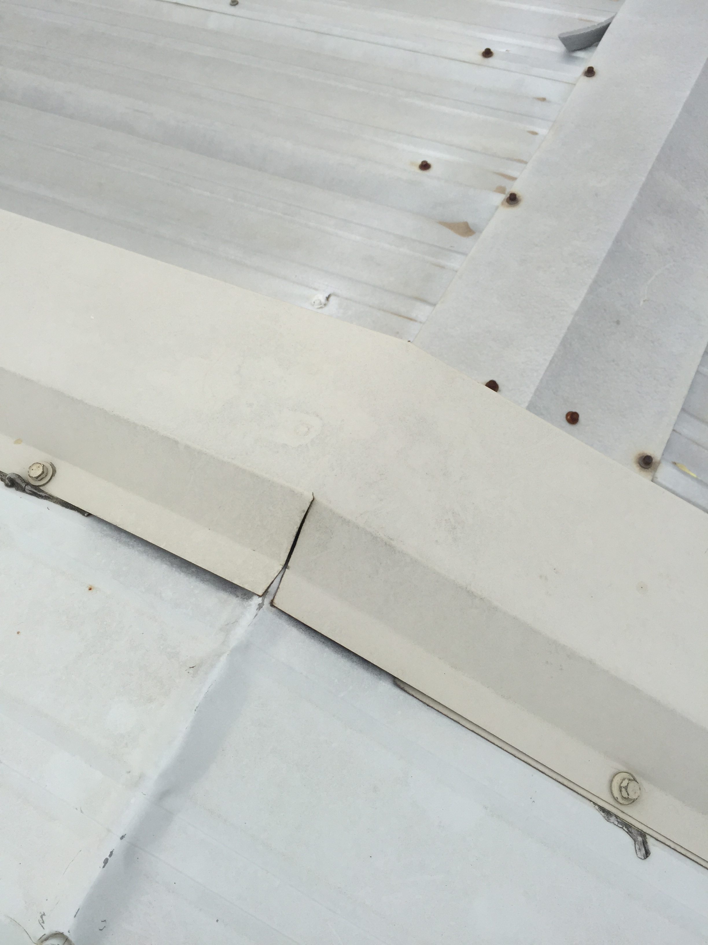 Rake trim needs sealed and scrim