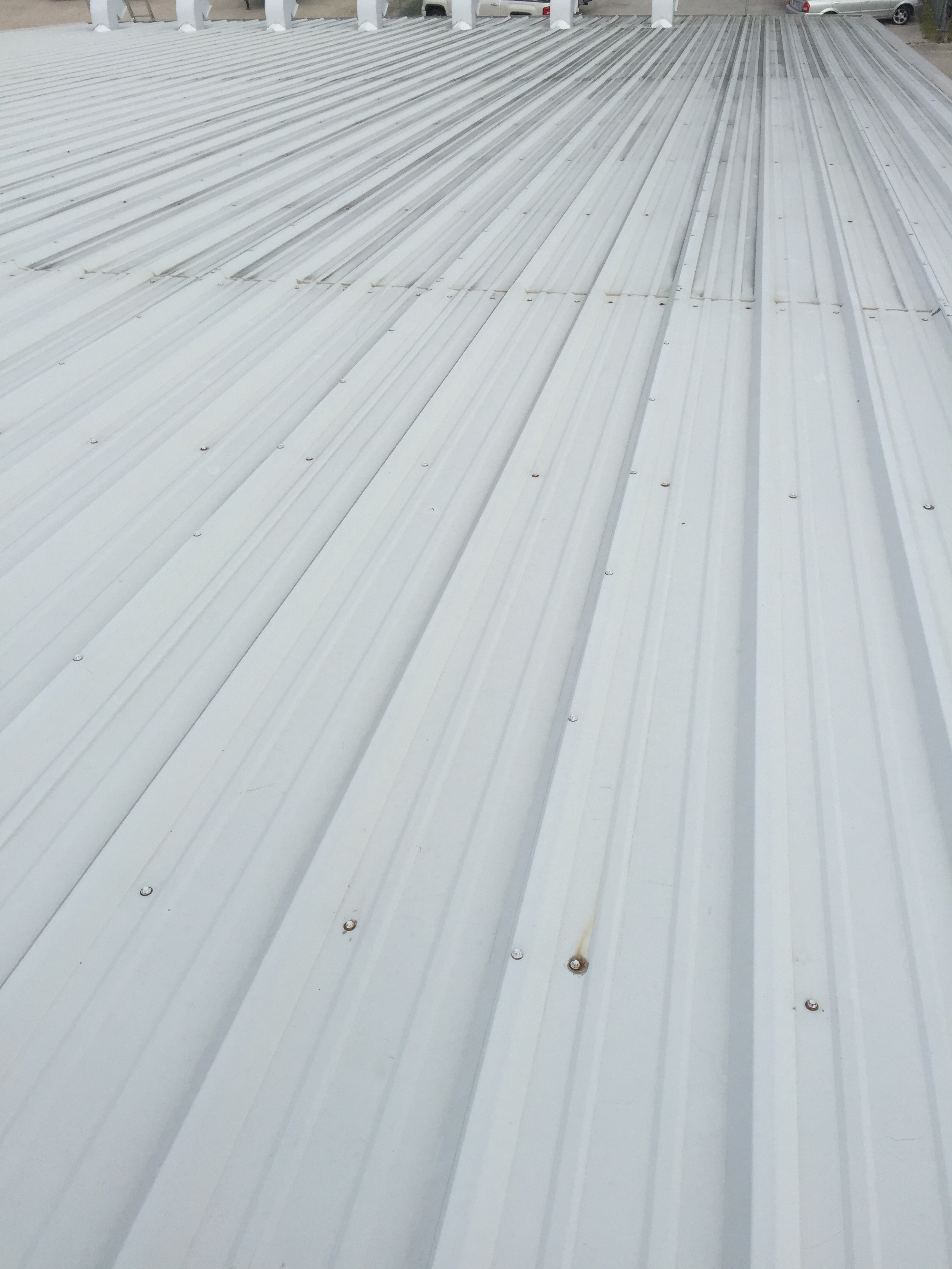 peak of the roof to the eave