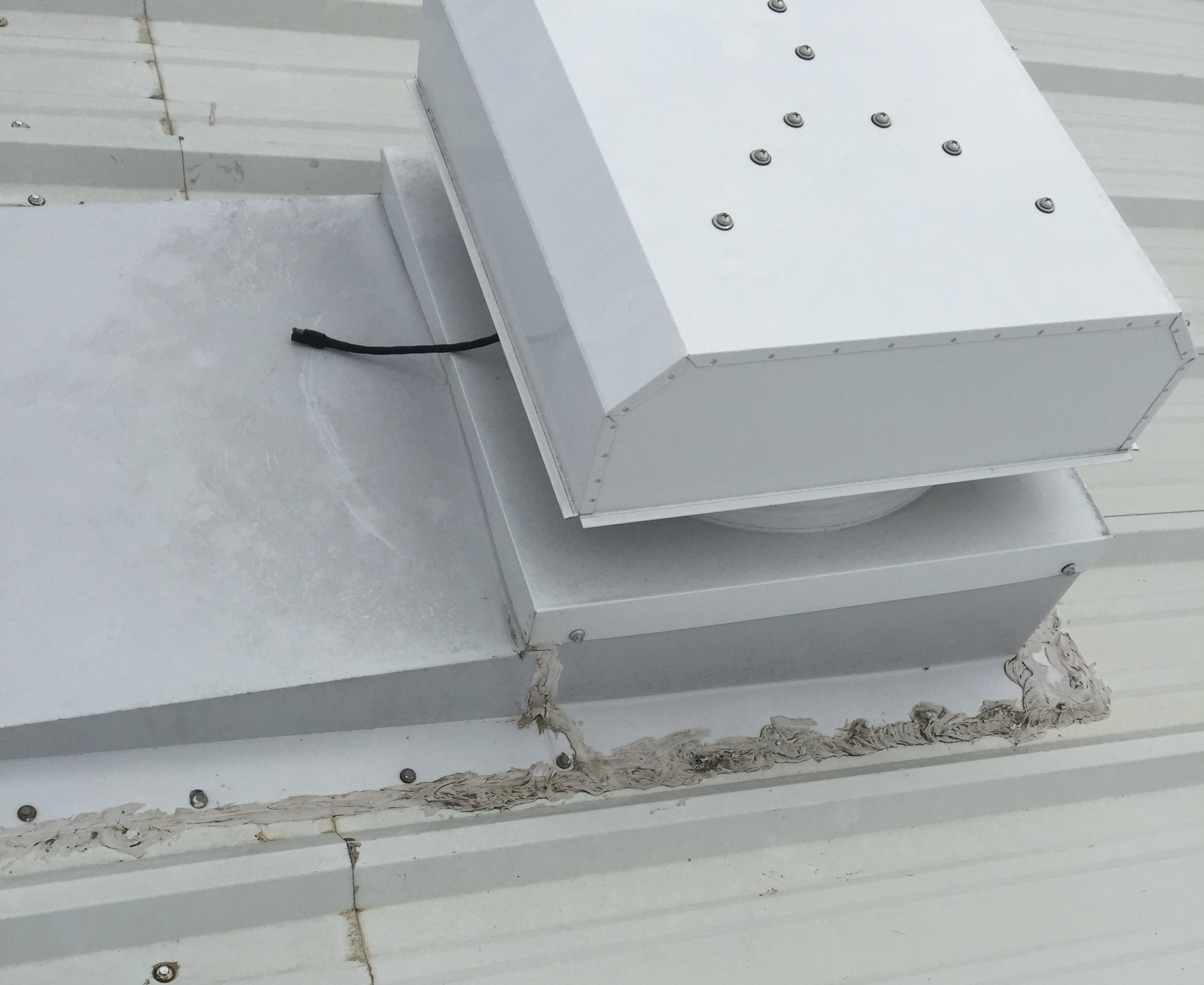 Vent sealed and scrimmed