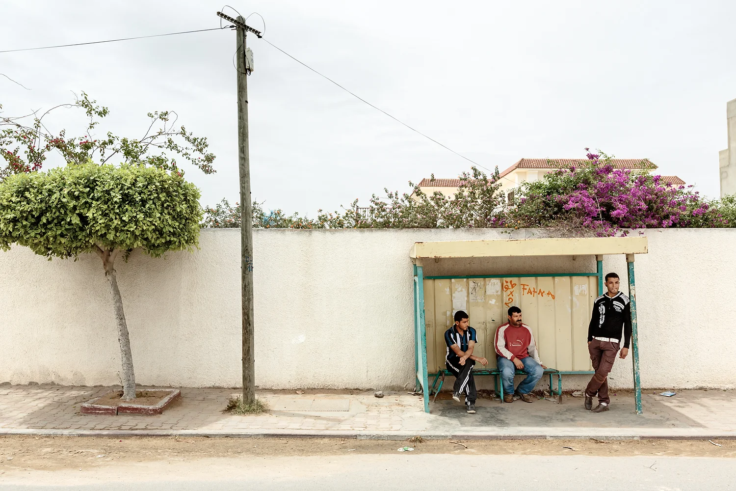 Untitled from the series Sfax bus stops, 2013, 40 x 60cm