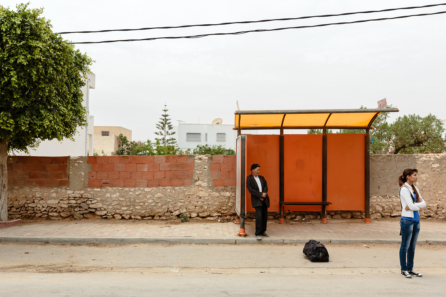 Untitled from the series Sfax bus stops, 2013, 40 x 60cm