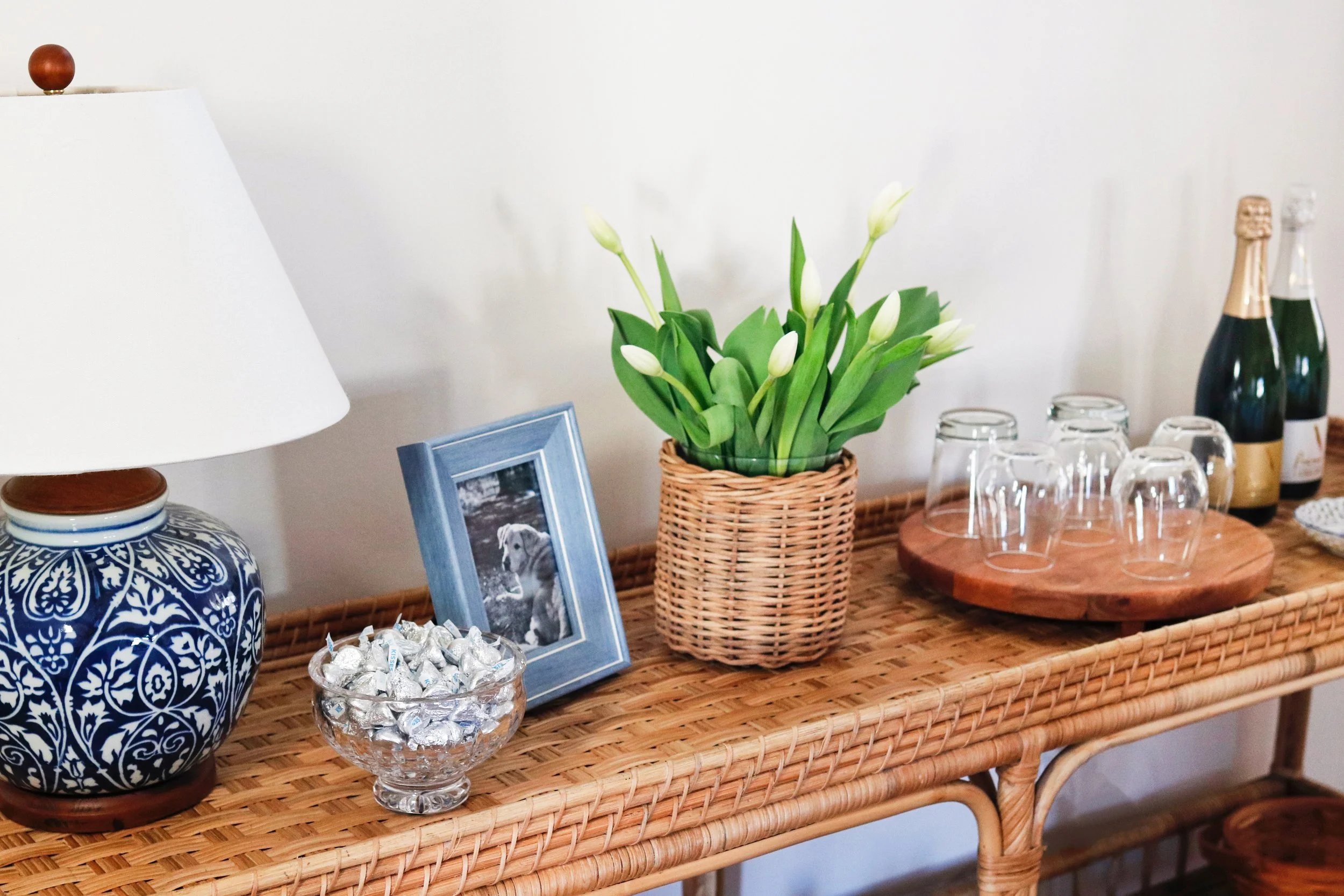 south seas console table