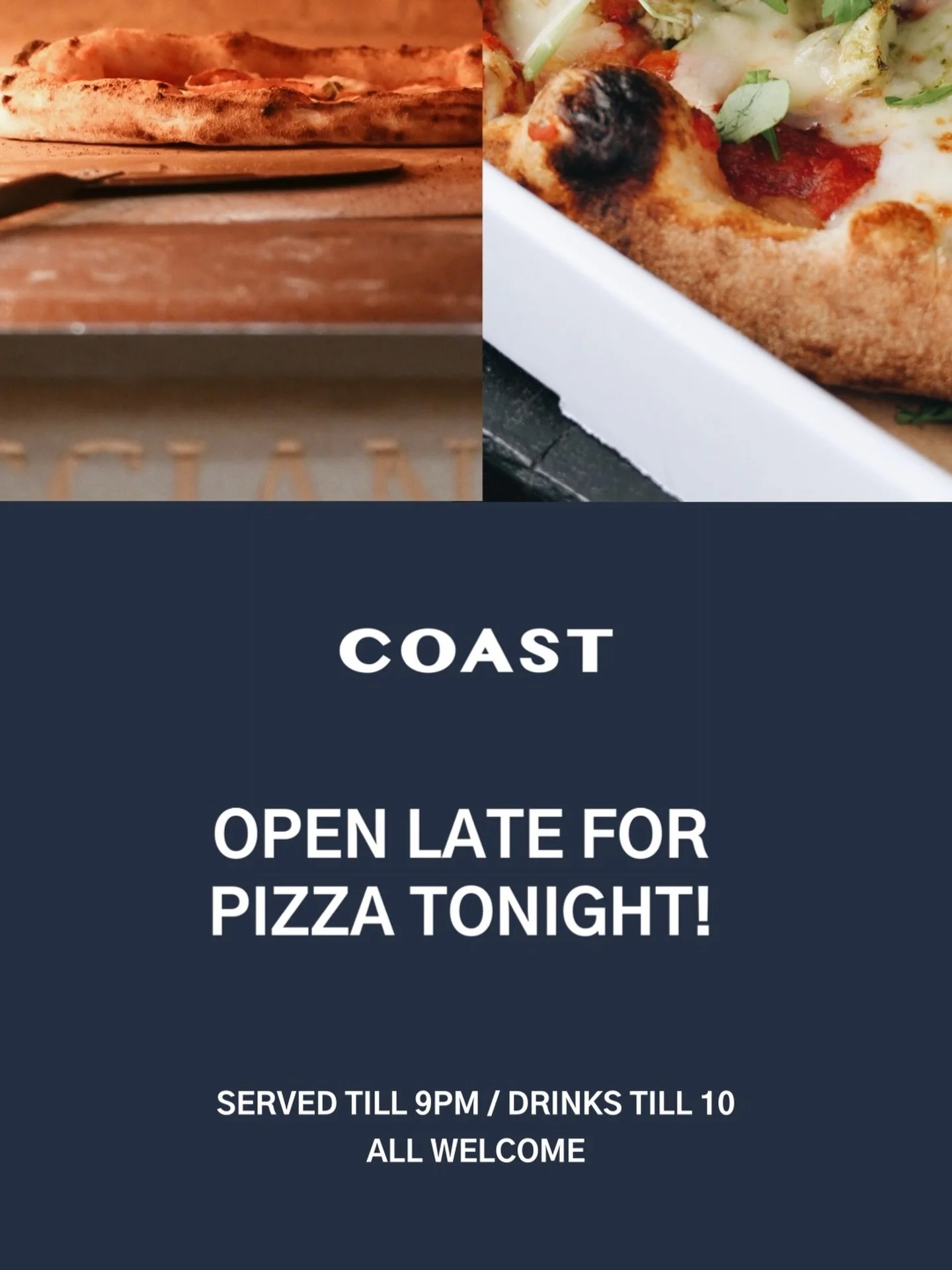 We&rsquo;ll be open late for pizza and drinks tonight, make sure you&rsquo;ve got your tickets if you are watching the sold out film &lsquo;Surfilmusic&rsquo; by Jack Johnson in the back. Open to public in the front till 10pm 👍✌️