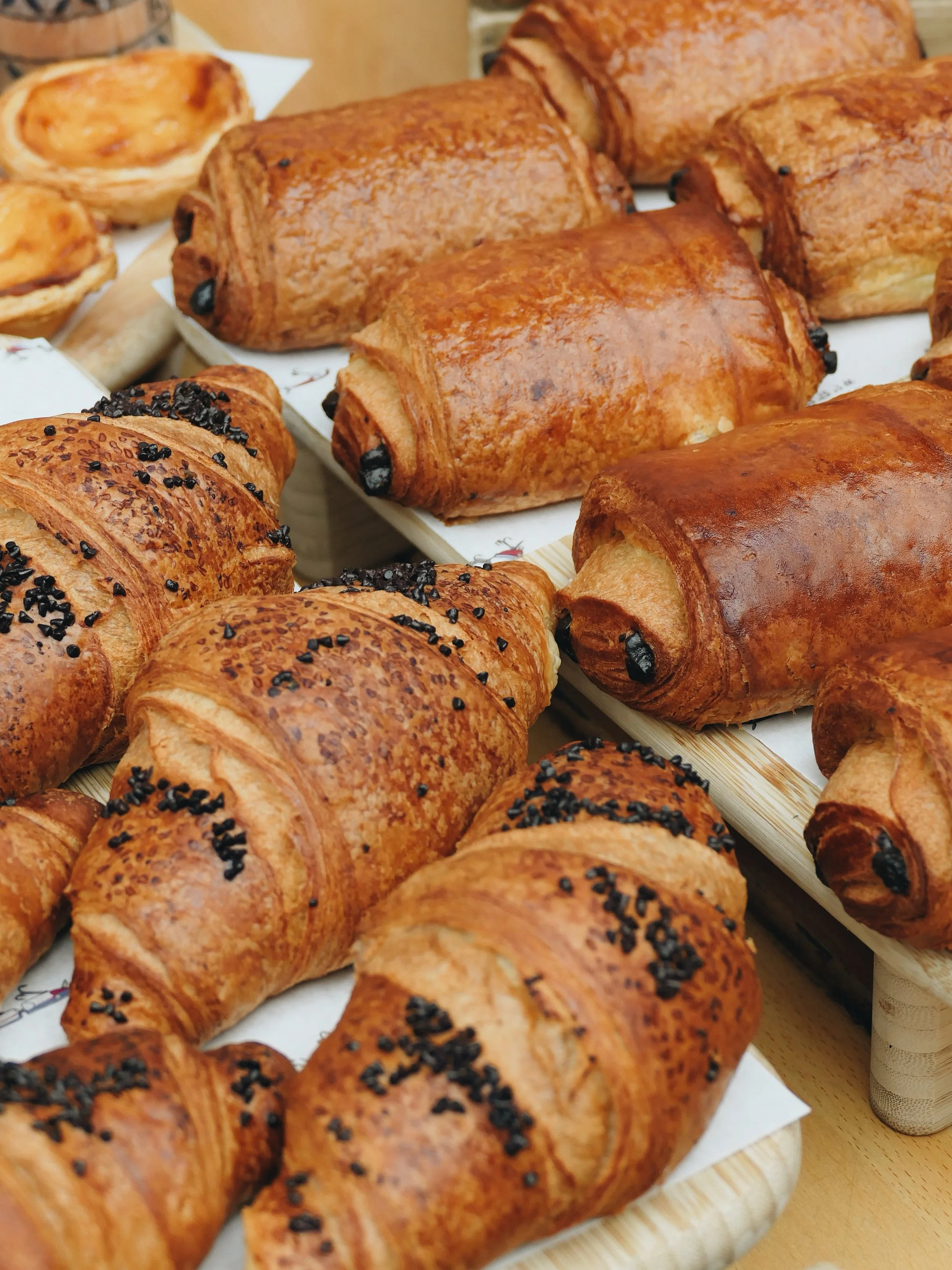 Fresh pastries baked daily, available from 8am 👍✌️