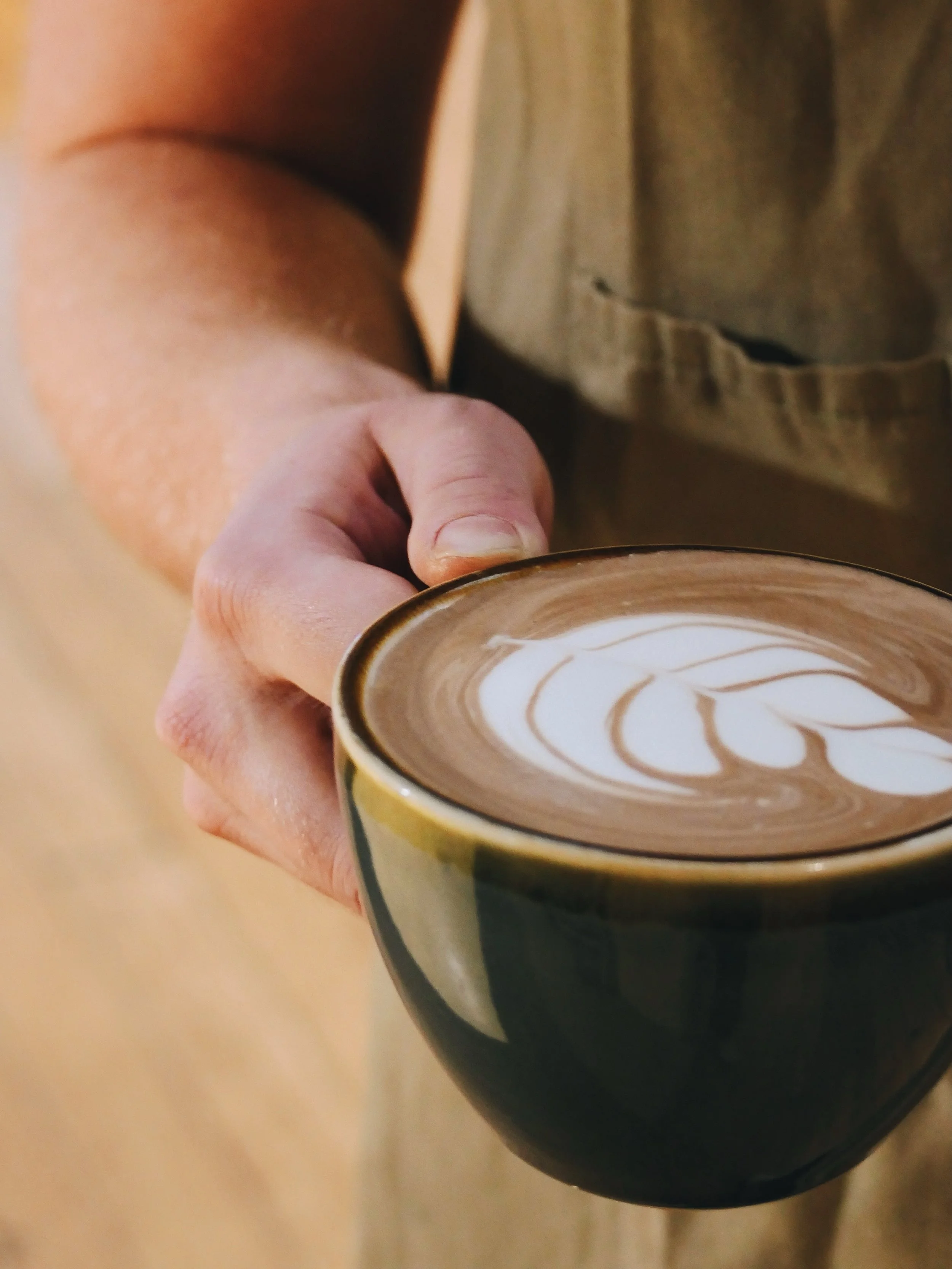 Coffee your way from 8am, have in or takeaway 👍✌️