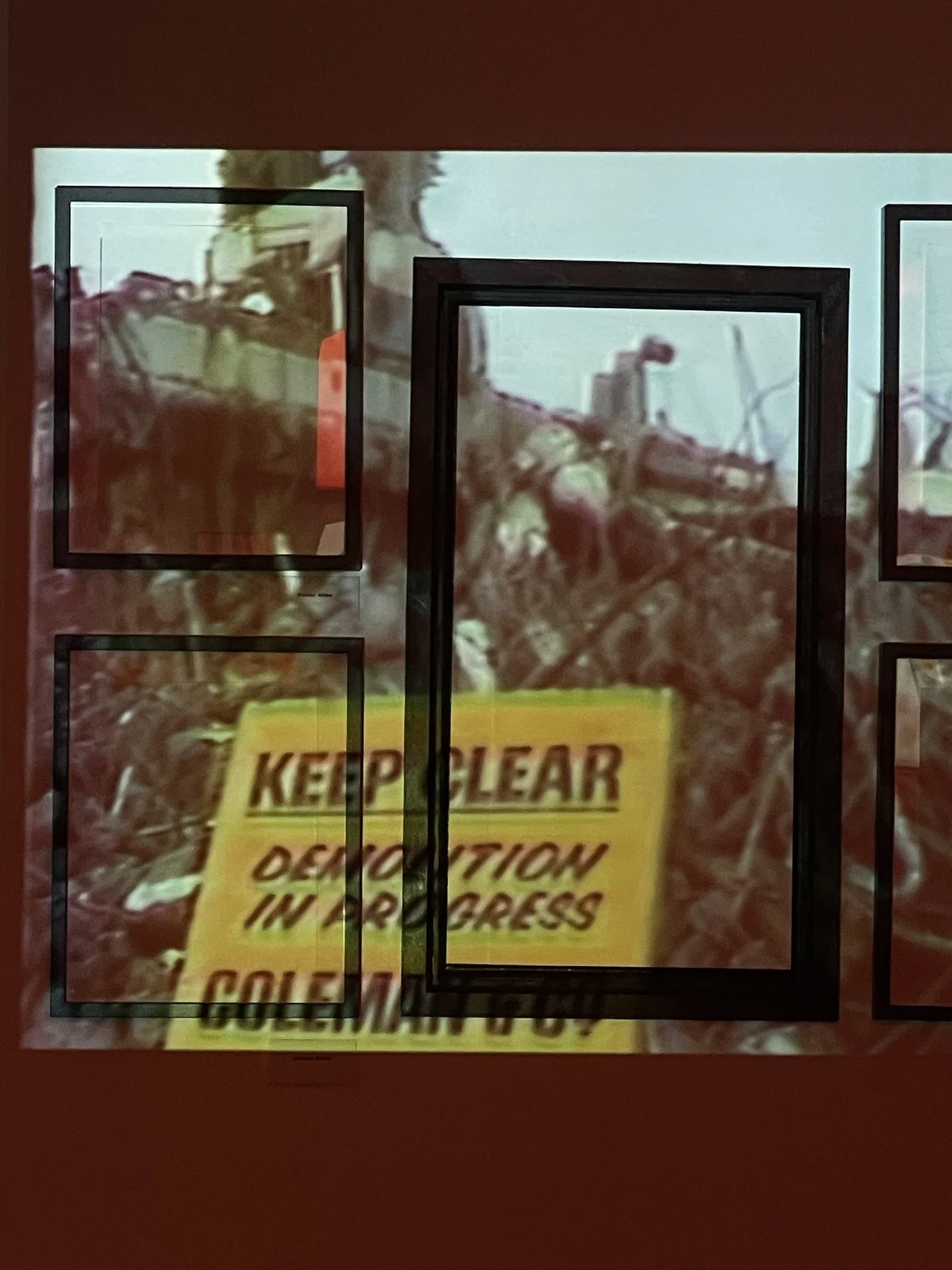  Projection detail, We Did It Together. Photo: Yasmeen Baig-Clifford 