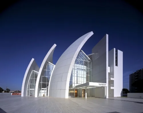 The Jubilee Church sits in Suburban Rome. Take me there.