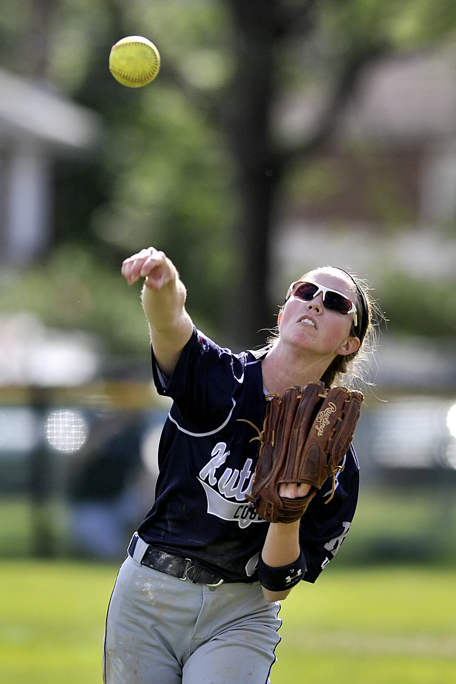 Maria Meigio throws the ball during the PIAA playoff game against Holy Redeemer on June 9, 2016, at Lyons Ballfield. (Sarah Stier: Reading Eagle)