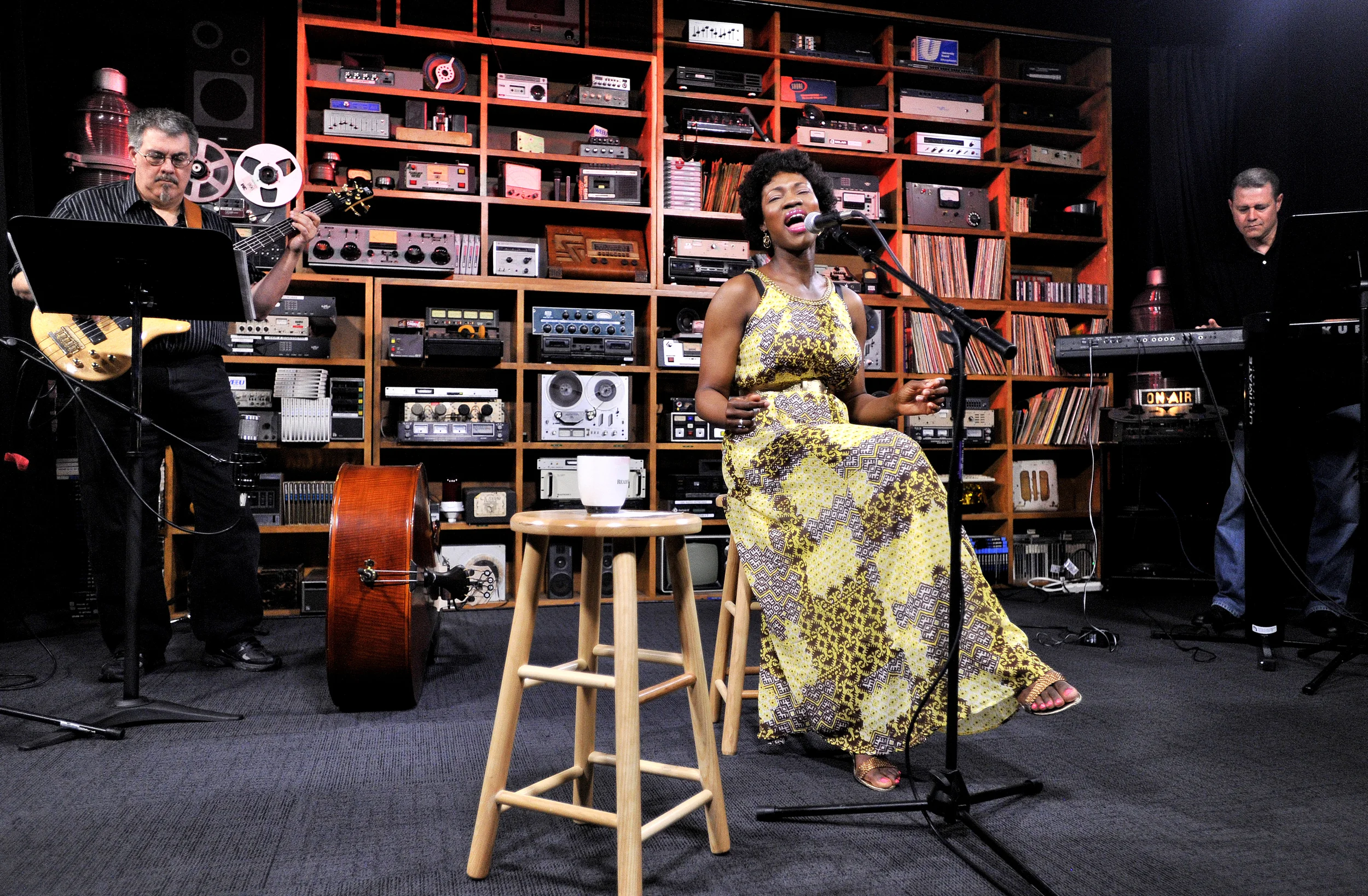 Anakai Ney performs in the Sound Room on June 14, 2016, in Reading, PA. The Sound Room is a short performance produced by the WEEU radio station which features singer-songwriters from the Reading, Pennsylvania, area. (Sarah Stier: Reading Eagle)