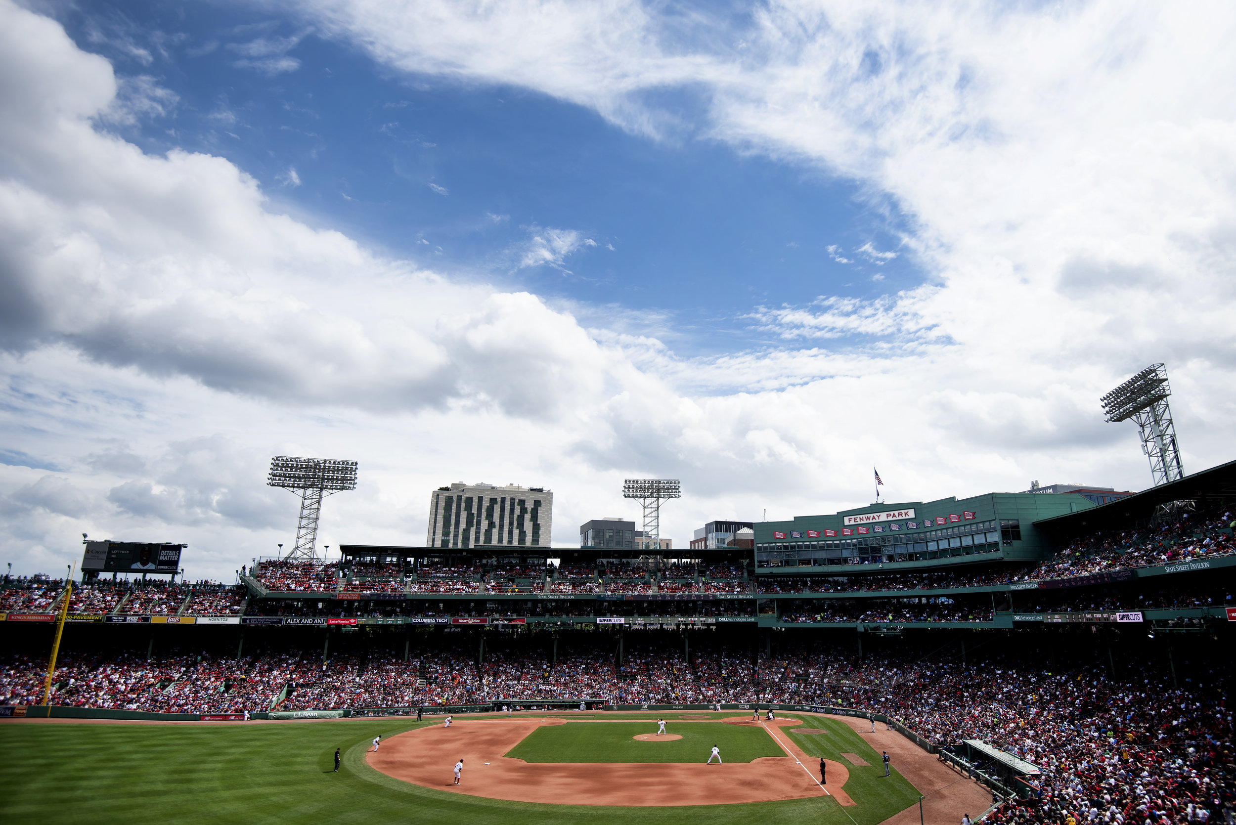 Rafael Devers #11 Toronto Blue Jays at Boston Red Sox August 24