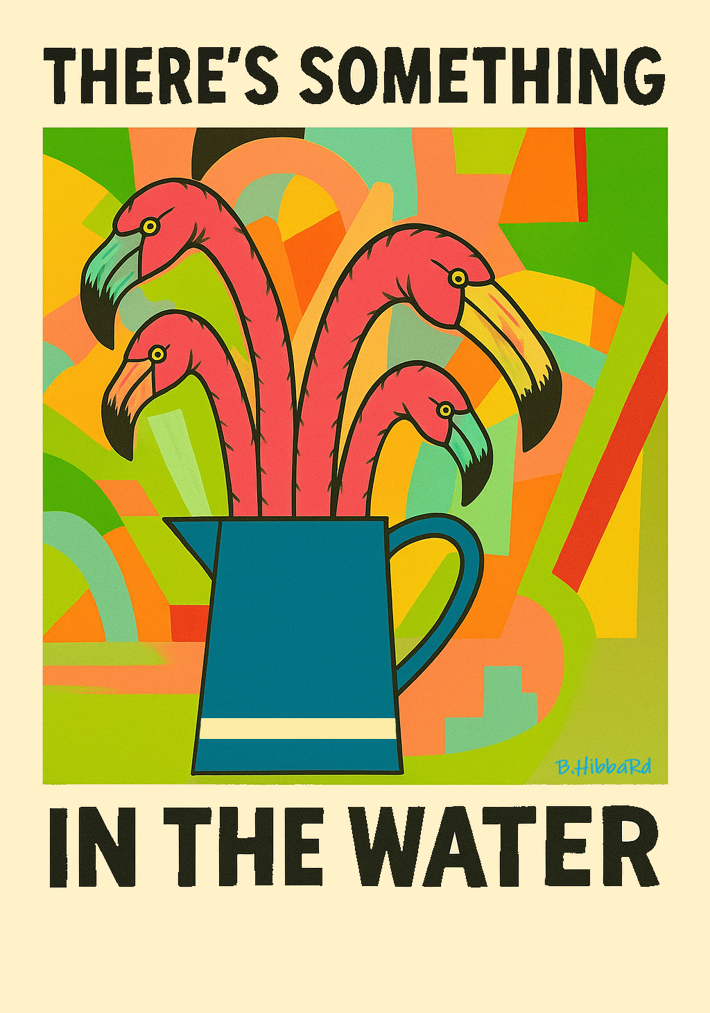 Florida - Theres something in the water flamingo bouquet.png