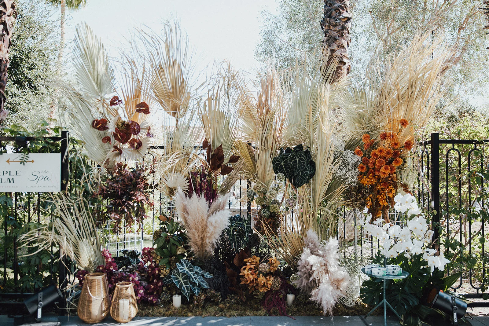 Large scale floral installation by Wheelhouse
