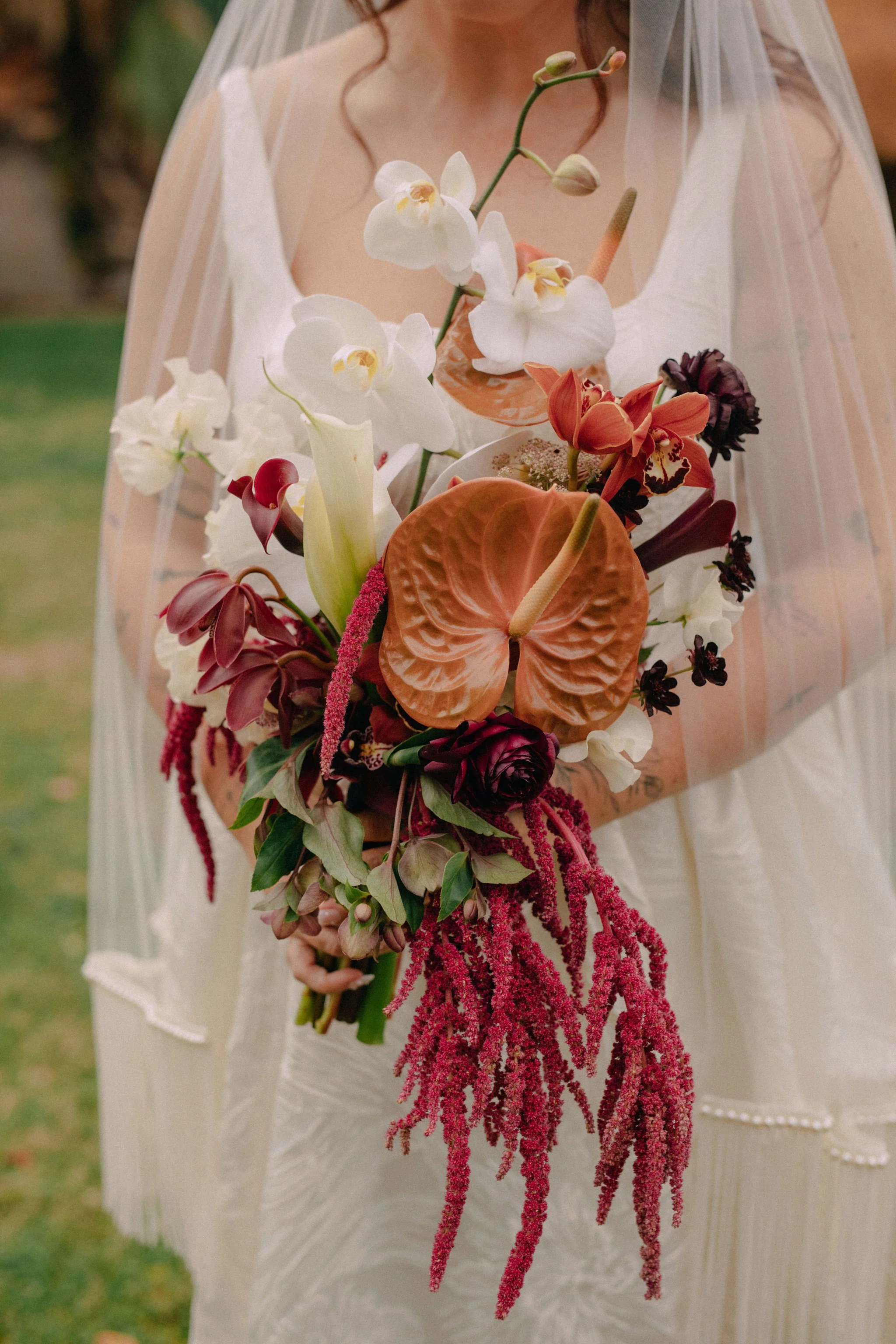 Wheelhouse wedding bouquet and personal flowers