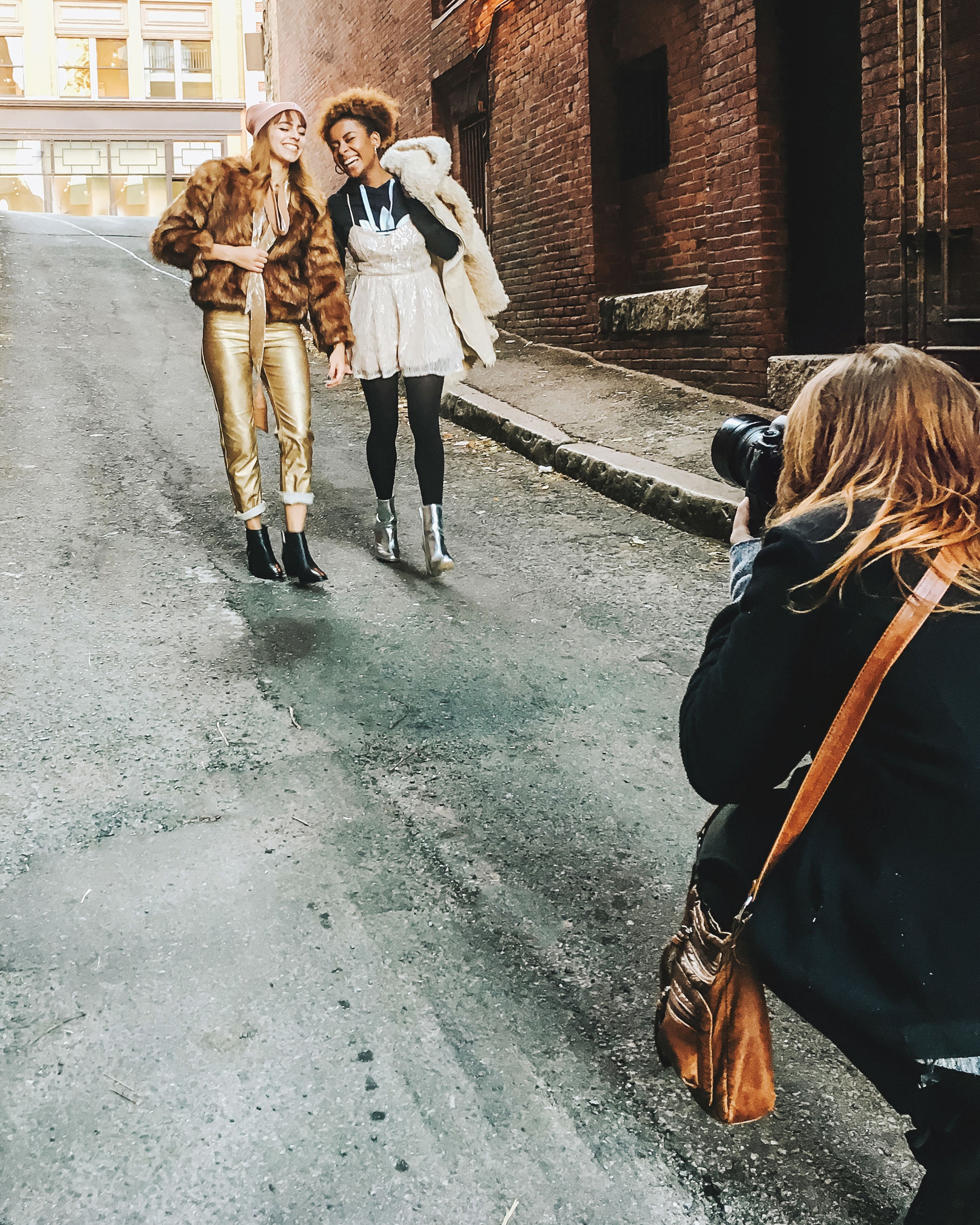 Shooting with Urban Outfitters Boston - we collaborate at least once a month!
