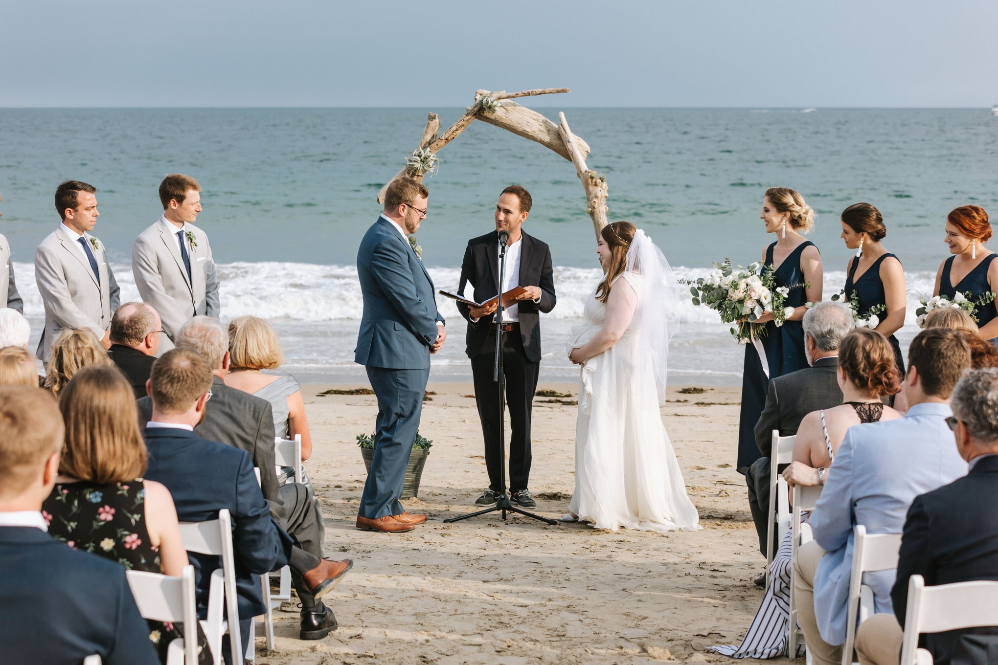 A DIY backyard beach wedding in Westerly, Rhode Island