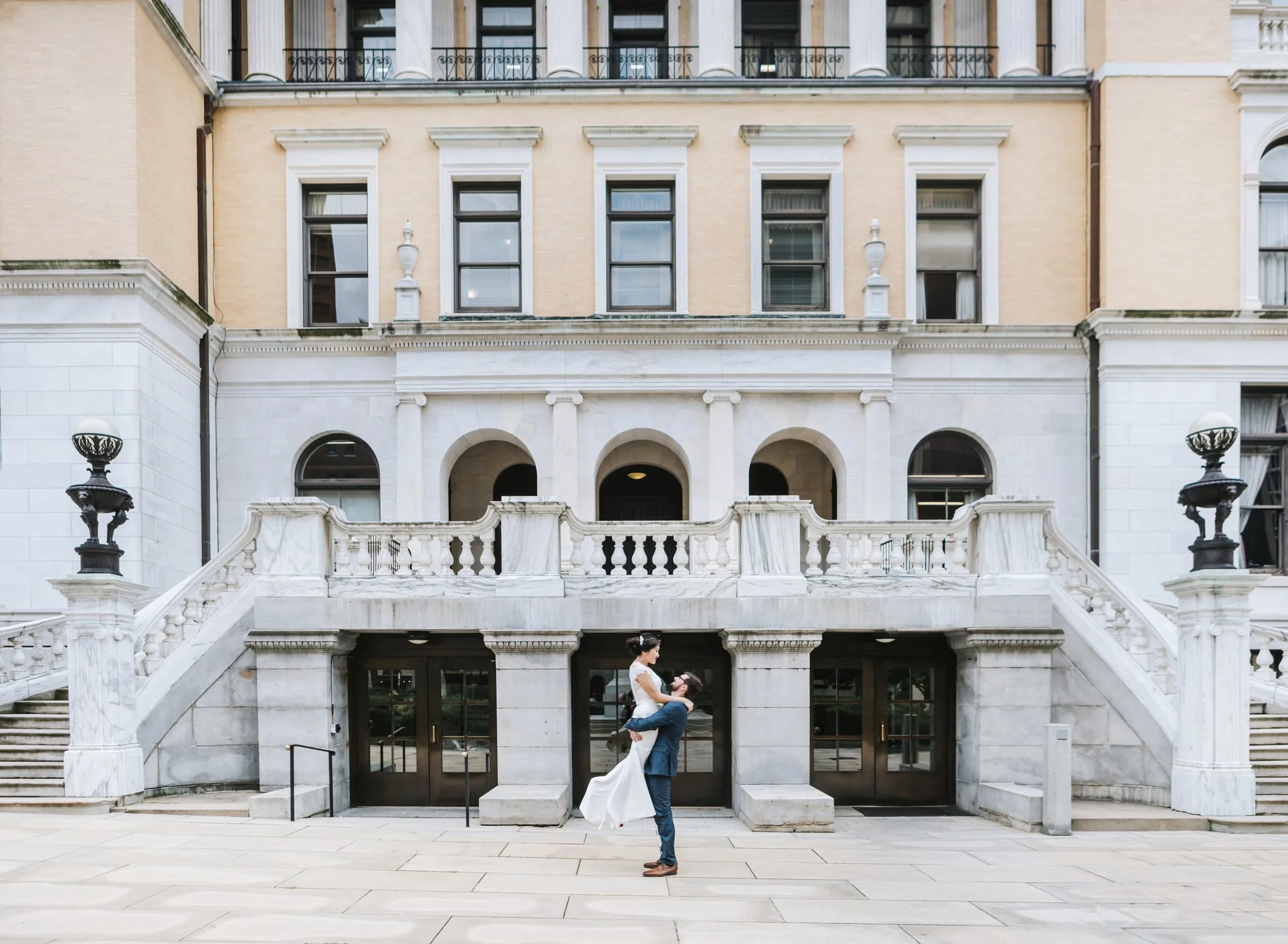 A sentimental Boston City Hall + Public Garden wedding