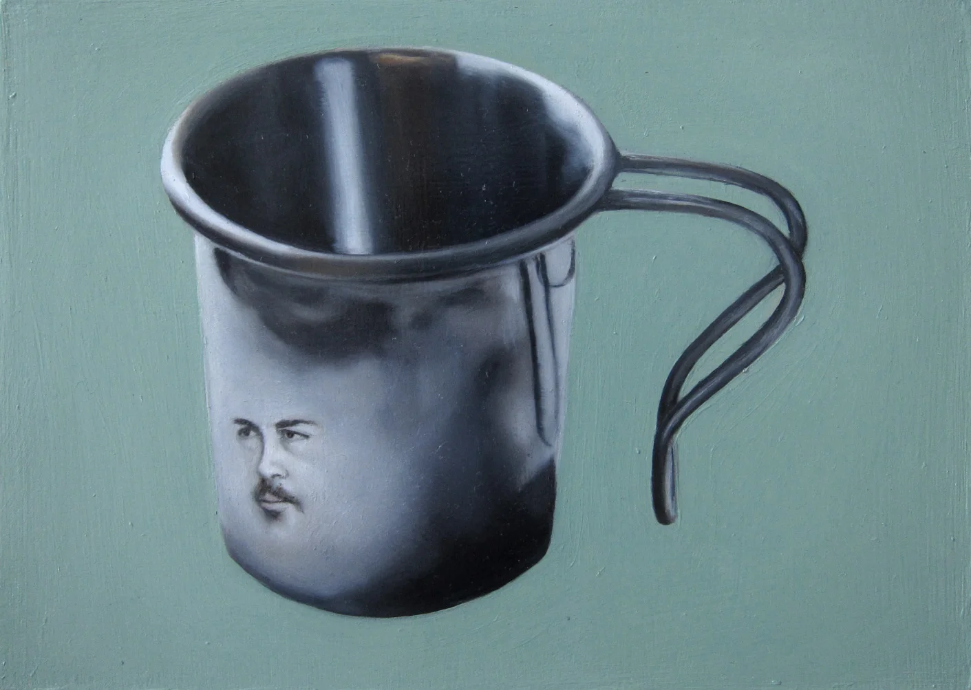 Dominic as his Tin Cup, A Gift